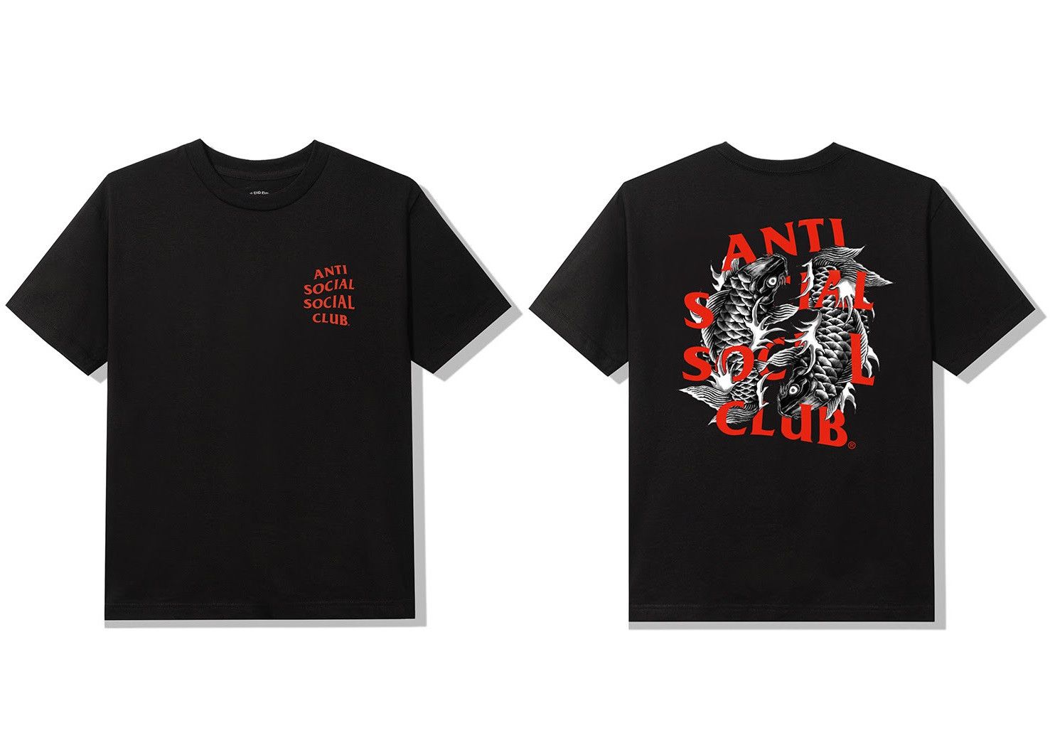 Anti Social Social Club DS weekly Red ASSC Omakase black tee FTP FOG CDG BAPE KITH Size US XXL / EU 58 / 5 - 1 Thumbnail