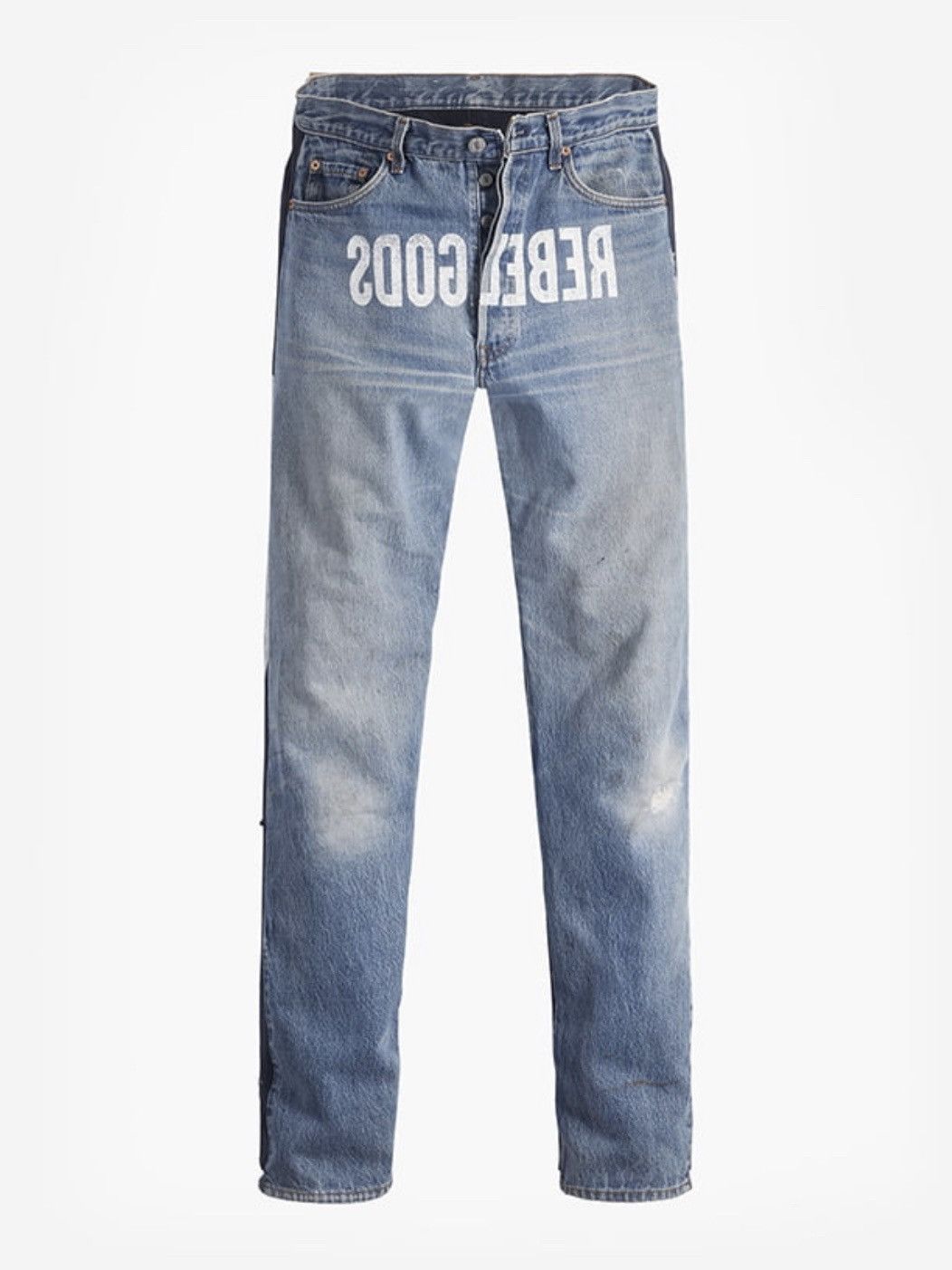 Levi's × Undercover undercover x levi’s worn in hybrid indigo denim sweat pants Size US 34 / EU 50 - 1 Thumbnail