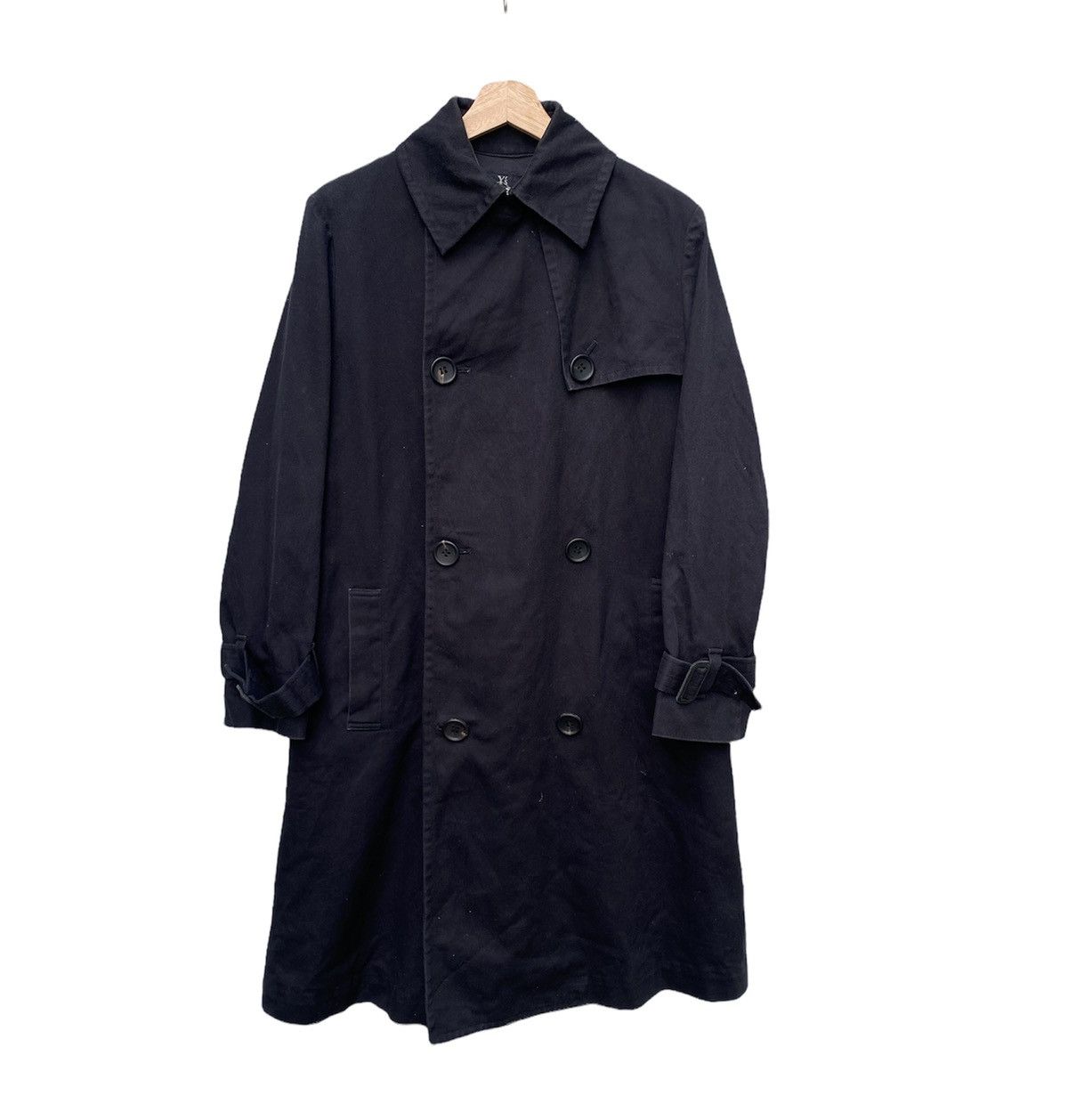Other YOHJI YAMAMOTO POUR HOMME LONG JACKET BLACK Size US M / EU 48-50 / 2 - 2 Thumbnail
