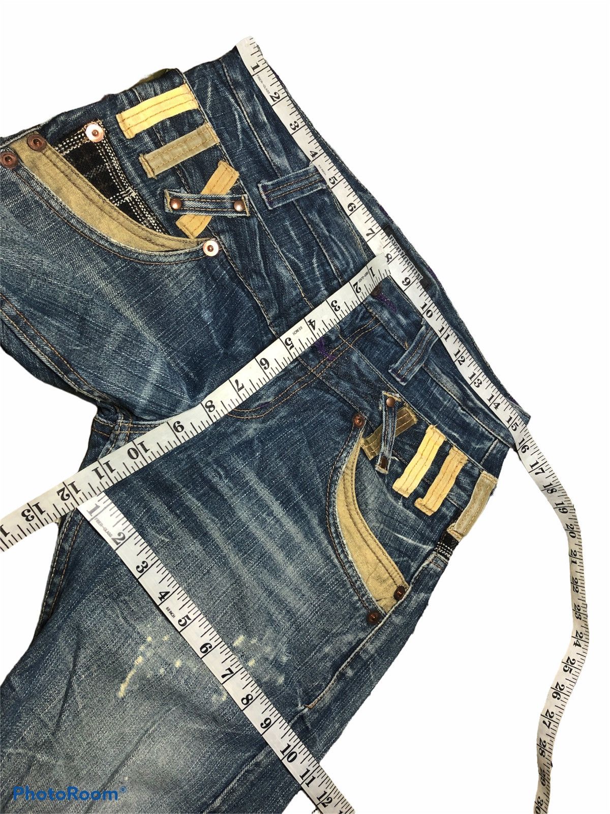 Hypebeast DOUBLE WAIST DENIM BY DOMINATE Size US 30 / EU 46 - 6 Thumbnail