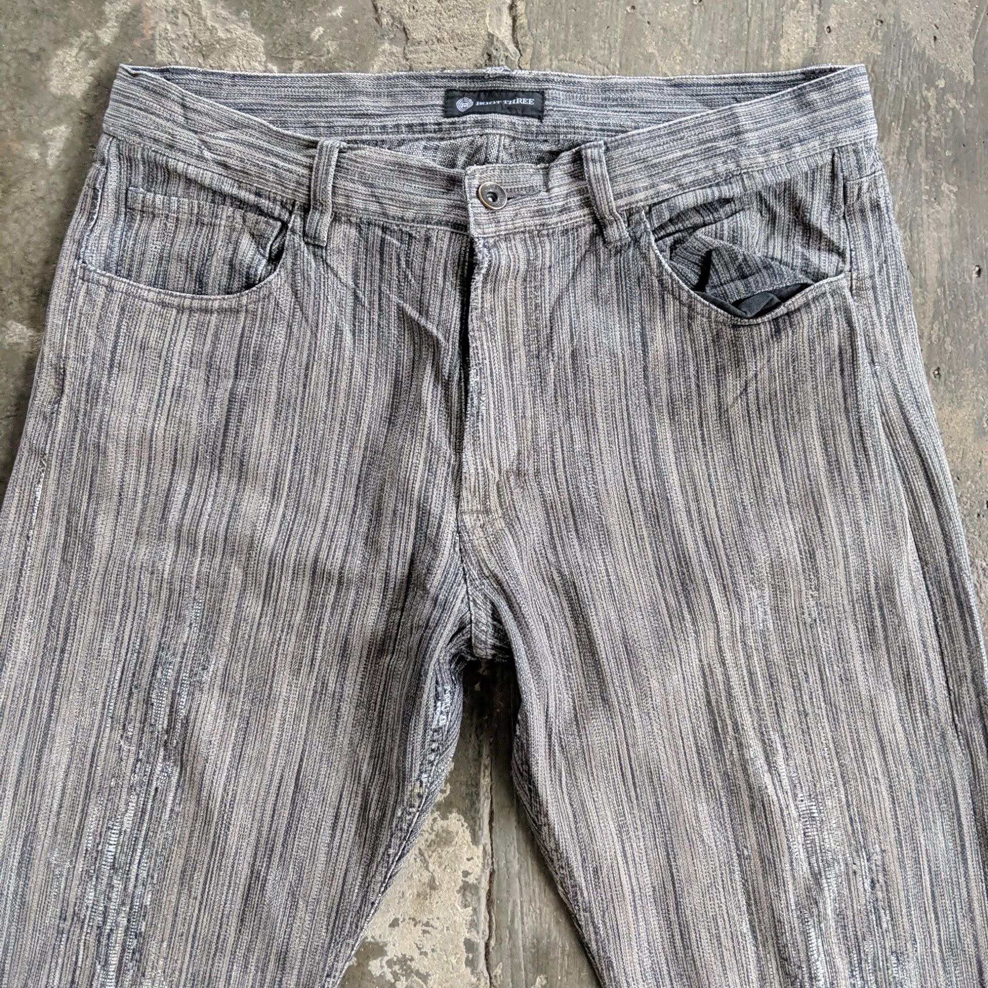 Japanese Brand × Vintage Root Three Distressed Rare Design Casual Trousers Pants Size US 32 / EU 48 - 2 Thumbnail