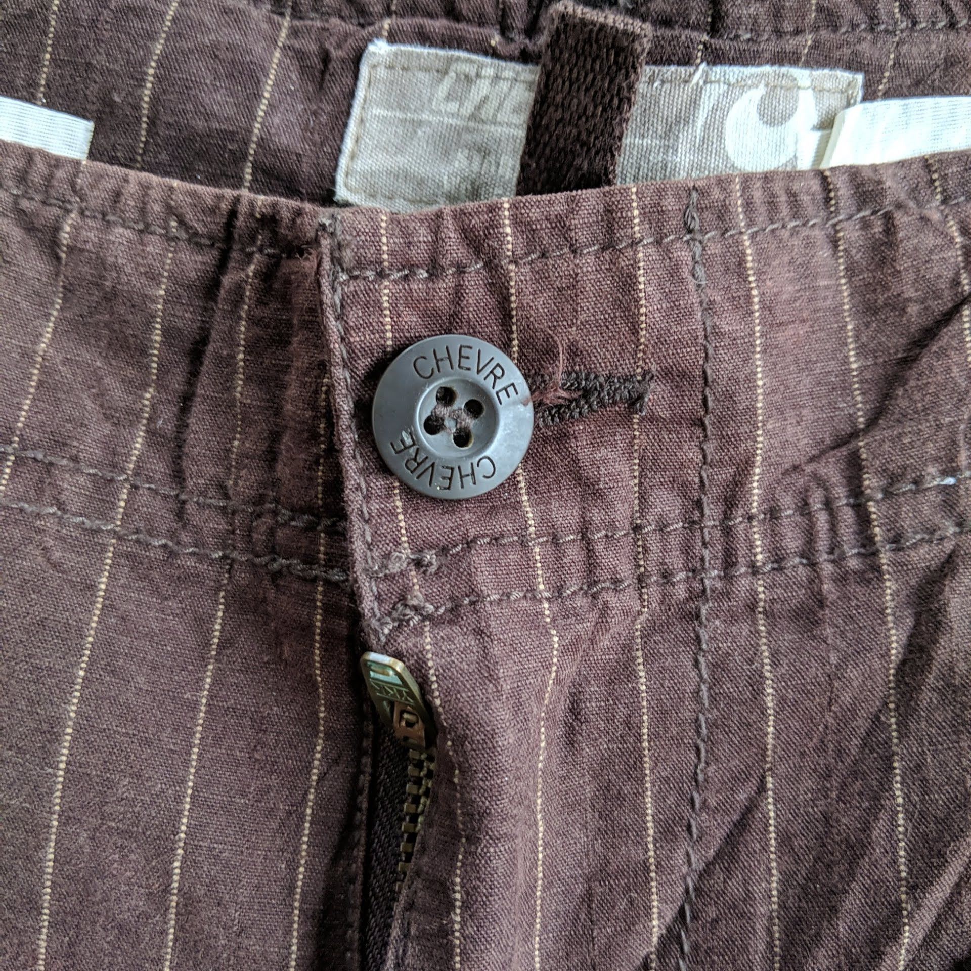 Japanese Brand CHEVRE Stripe Multipocket Tactical Cargo Pants Size US 30 / EU 46 - 6 Thumbnail