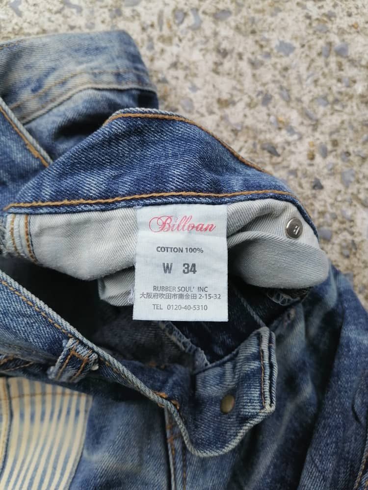 Vintage Billvan Nice Design Denim Jeans Size US 36 / EU 52 - 4 Thumbnail