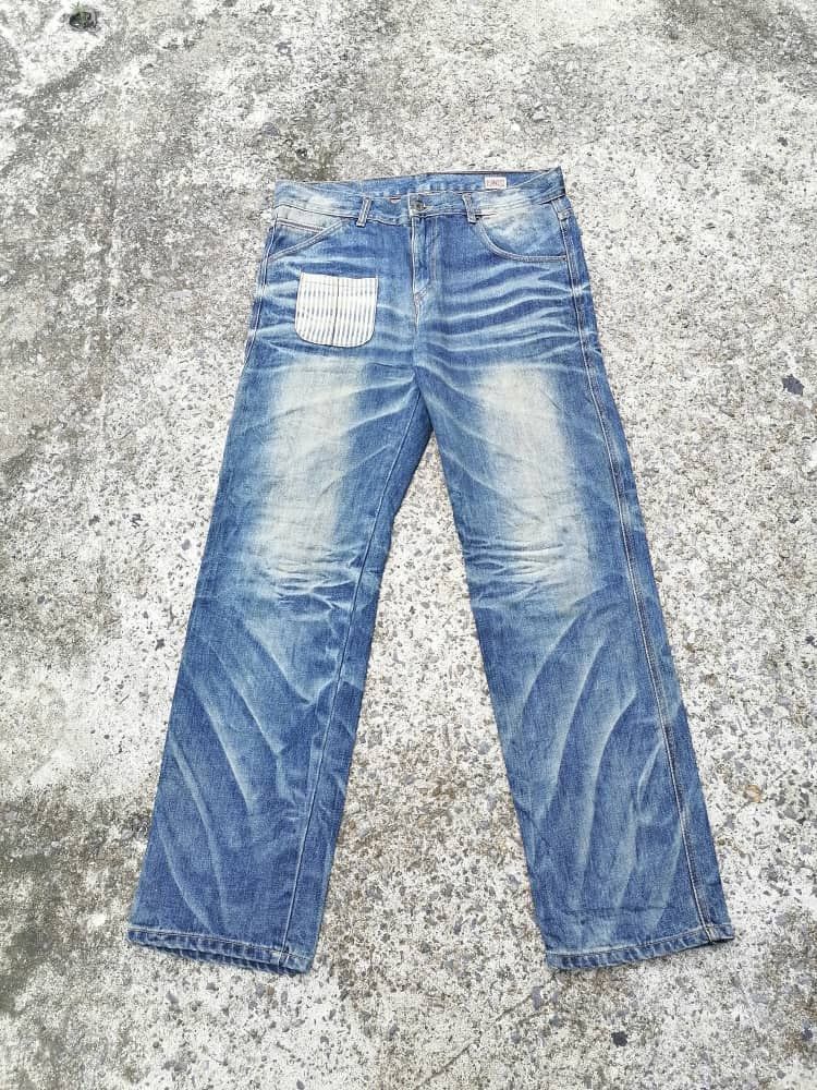 Vintage Billvan Nice Design Denim Jeans Size US 36 / EU 52 - 1 Thumbnail