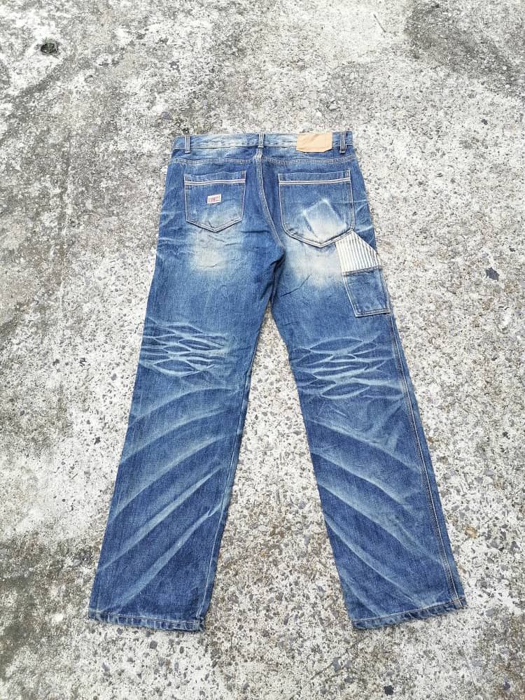 Vintage Billvan Nice Design Denim Jeans Size US 36 / EU 52 - 3 Thumbnail