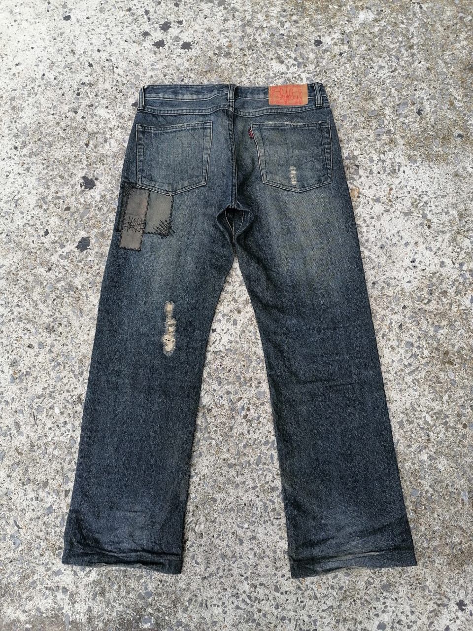 Other Solberry Patchwork Distressed Denim Jeans Size US 30 / EU 46 - 3 Thumbnail