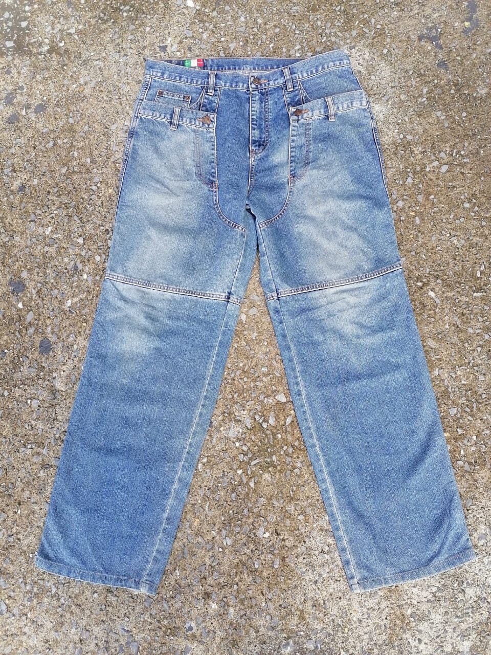 Designer × Valentino Valentino Rudy Italy Denim Jeans Size US 34 / EU 50 - 1 Thumbnail