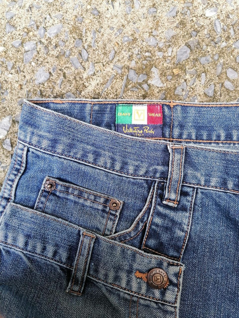 Designer × Valentino Valentino Rudy Italy Denim Jeans Size US 34 / EU 50 - 4 Thumbnail