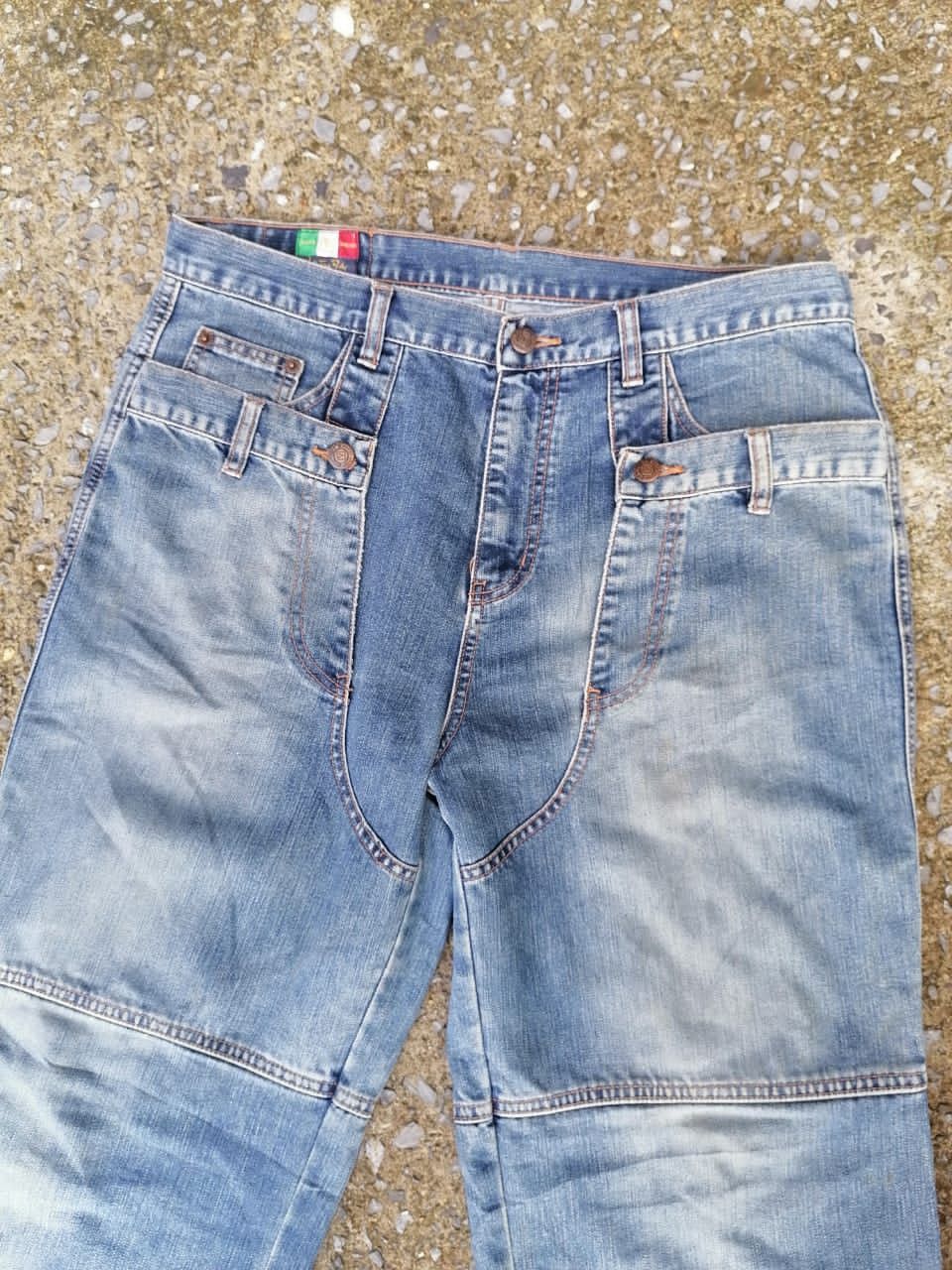 Designer × Valentino Valentino Rudy Italy Denim Jeans Size US 34 / EU 50 - 2 Thumbnail