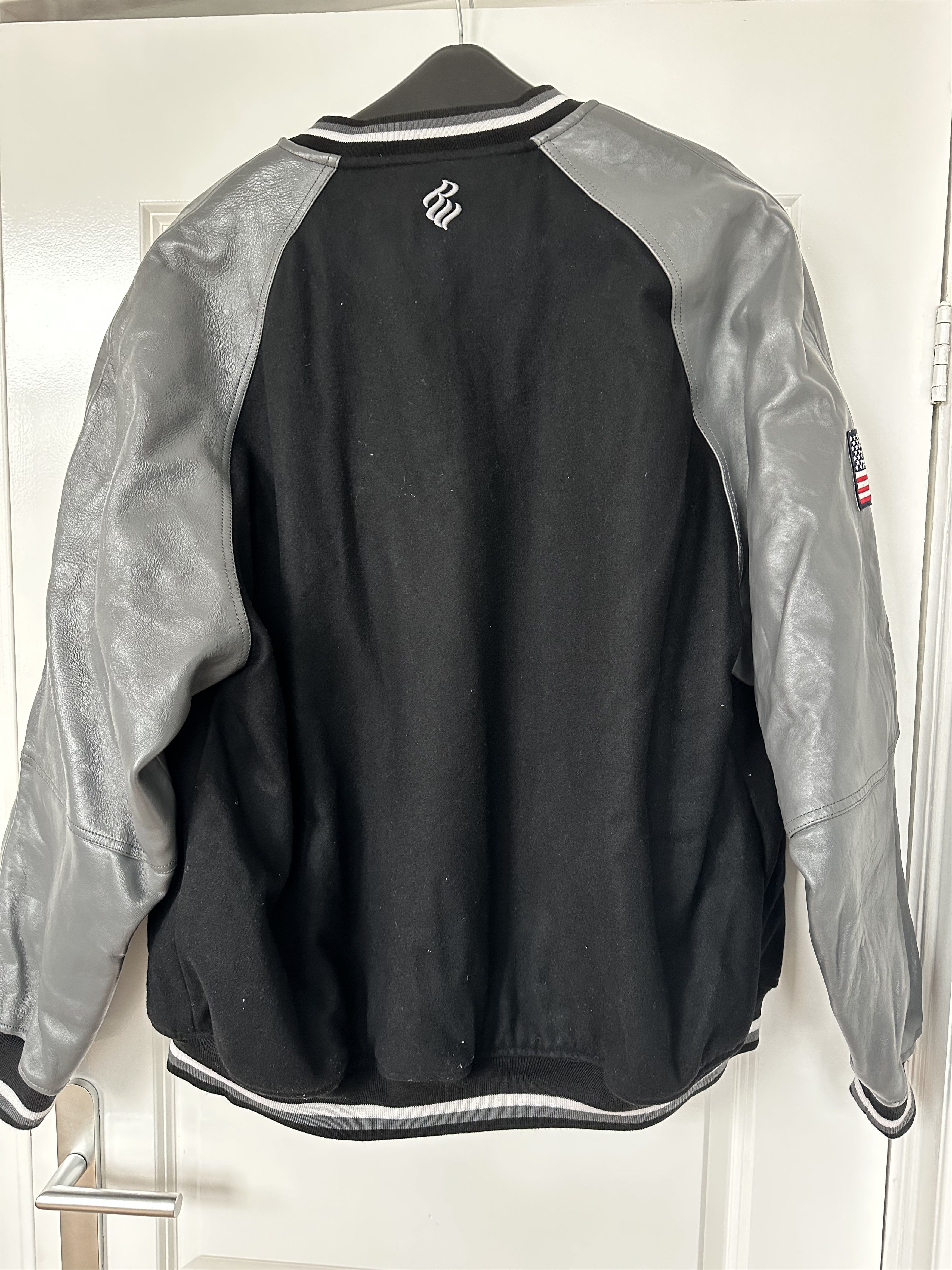 Rocawear Black Leathef outlet Bomber Jacket