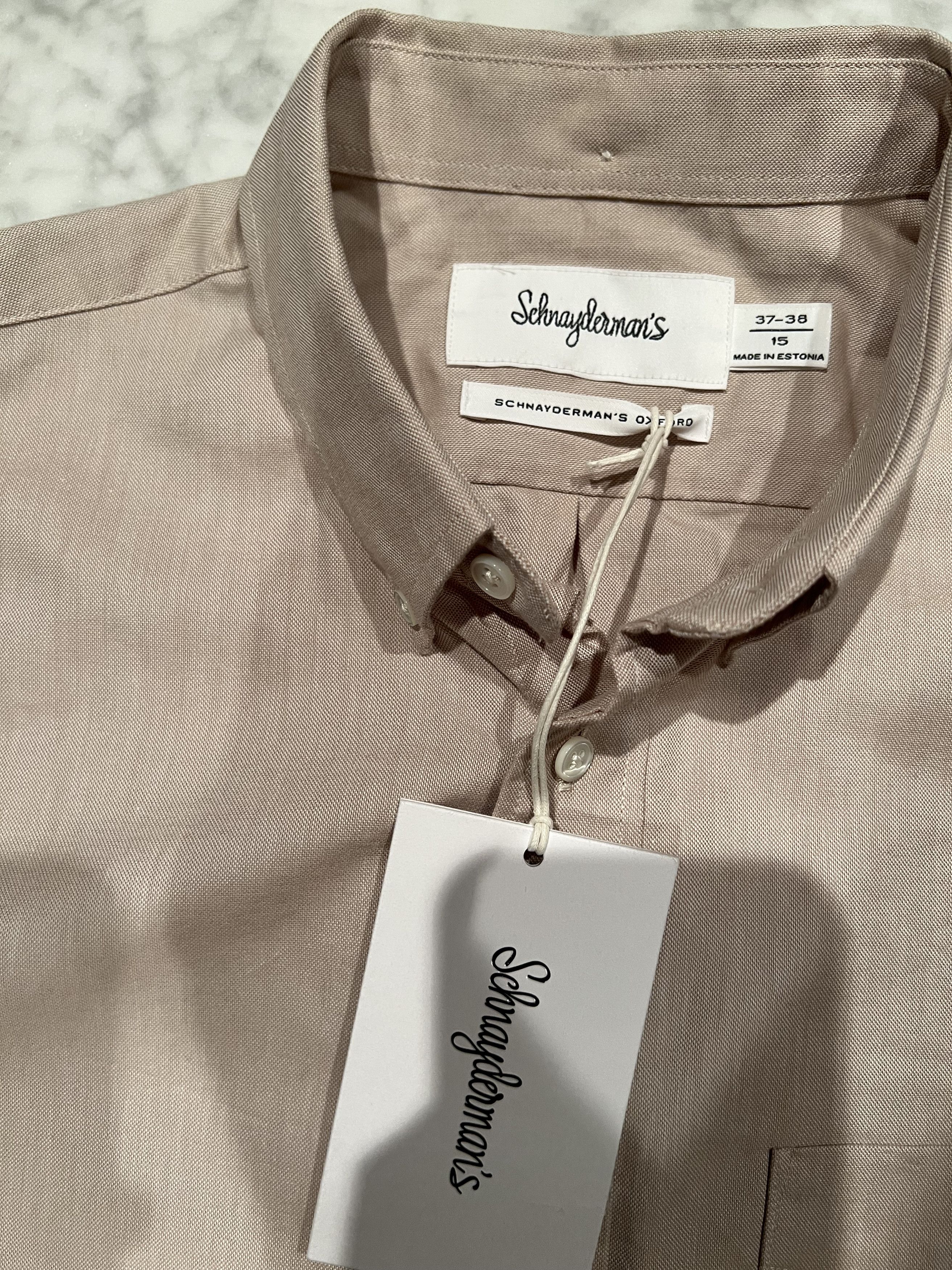 Schnaydermans Oxford summer one button down Size US S / EU 44-46 / 1 - 3 Thumbnail