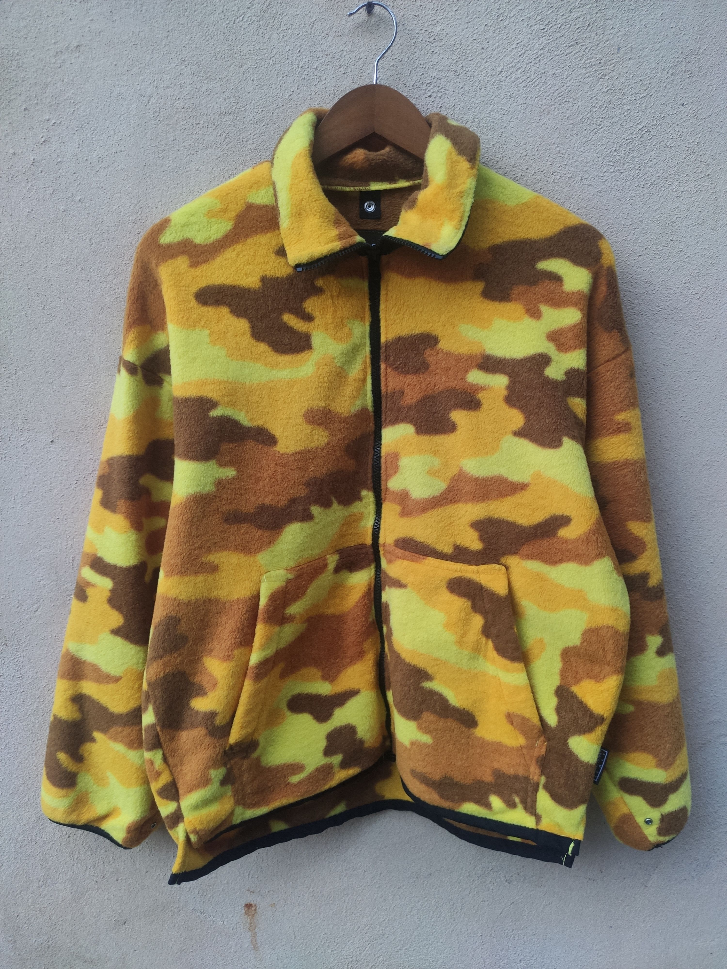 Ellesse × Goldwin 🔥 Vintage Ellese X Goldwin X Ski fleece sweater Camouflage Size US L / EU 52-54 / 3 - 1 Thumbnail