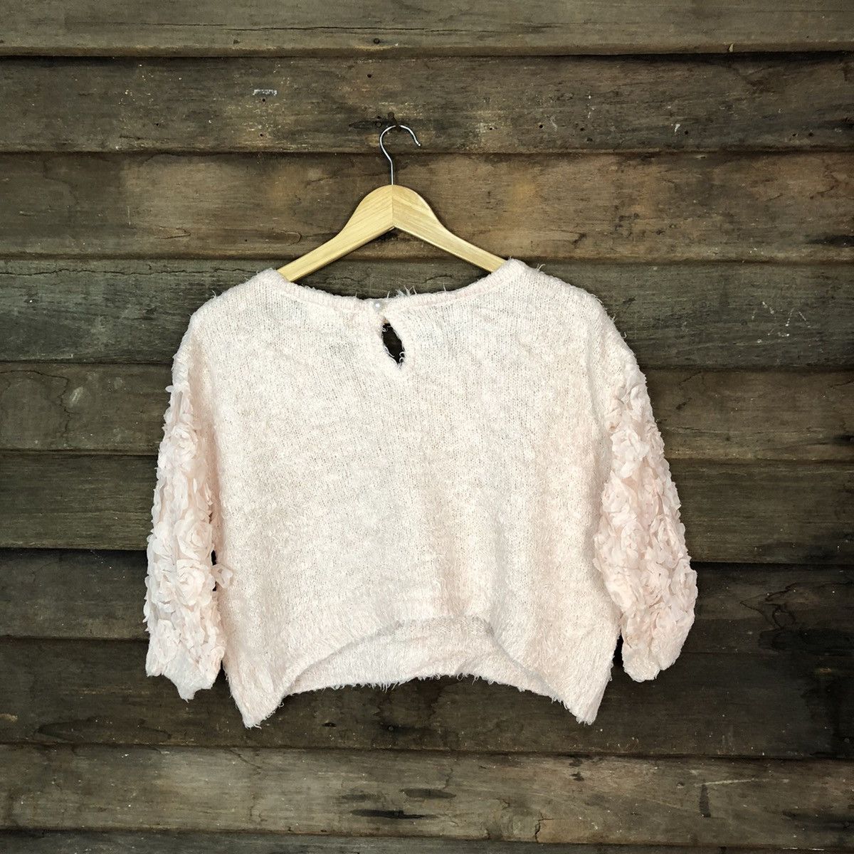 Japanese Brand × Other Recherie Pink Shag Shaggy Fur Mohair Knitwear #6993 Size M / US 6-8 / IT 42-44 - 6 Thumbnail