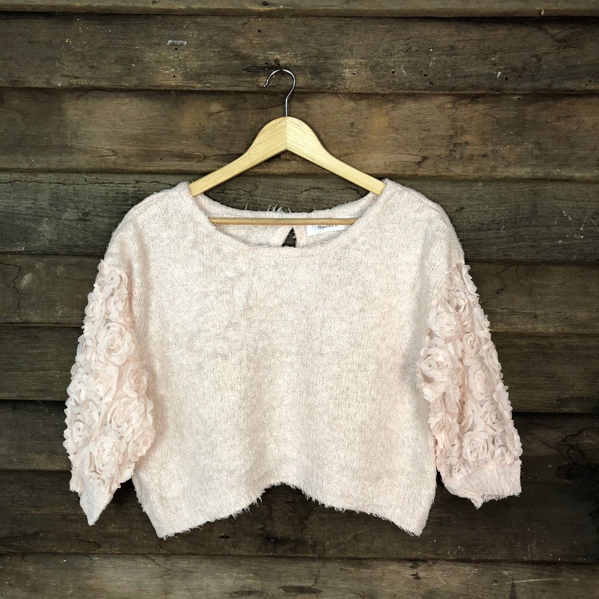 Japanese Brand × Other Recherie Pink Shag Shaggy Fur Mohair Knitwear #6993 Size M / US 6-8 / IT 42-44 - 1 Thumbnail