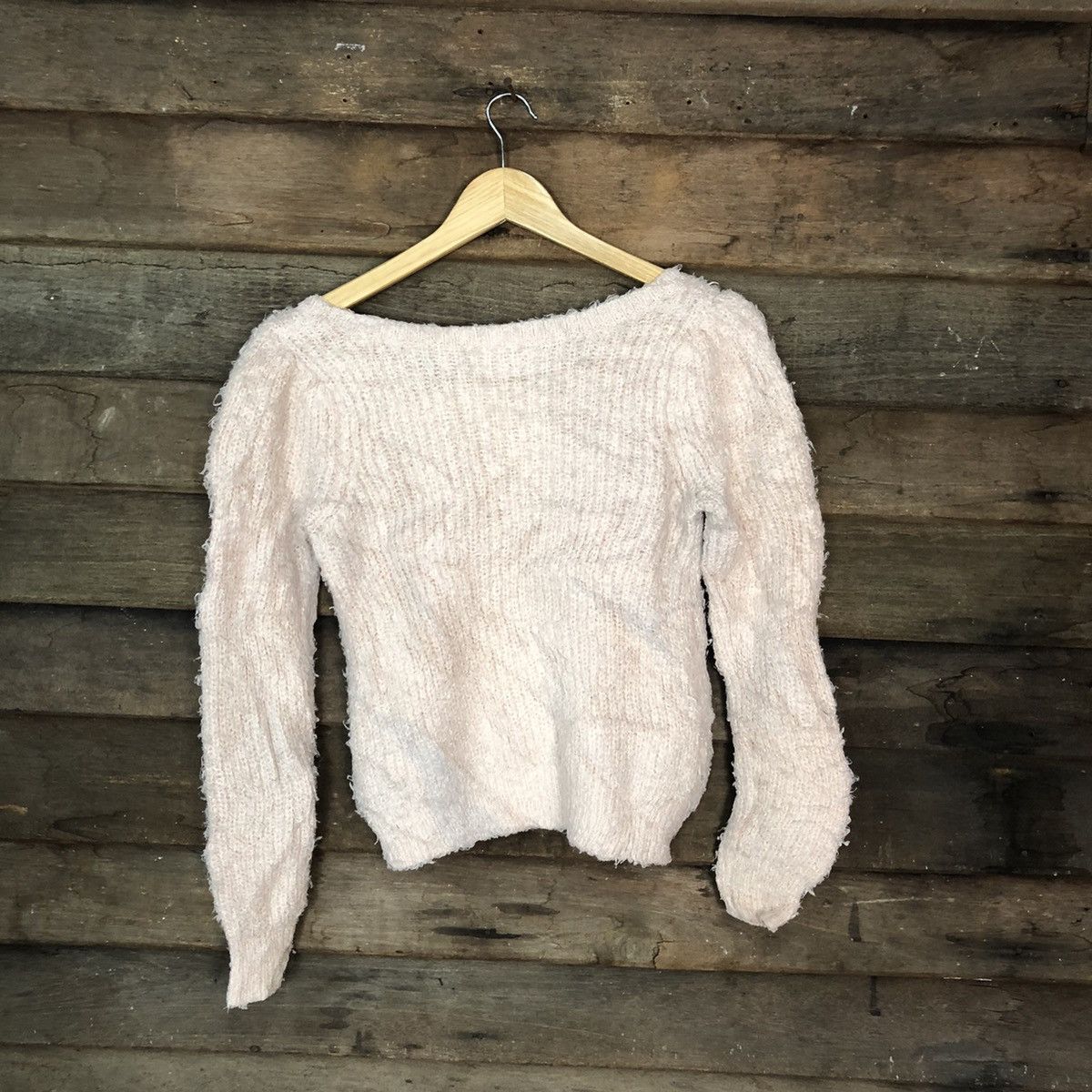 Homespun Knitwear × Japanese Brand Wallamania Brown Shag Shaggy Fur Mohair Knitwear #6949 Size XS / US 0-2 / IT 36-38 - 10 Thumbnail