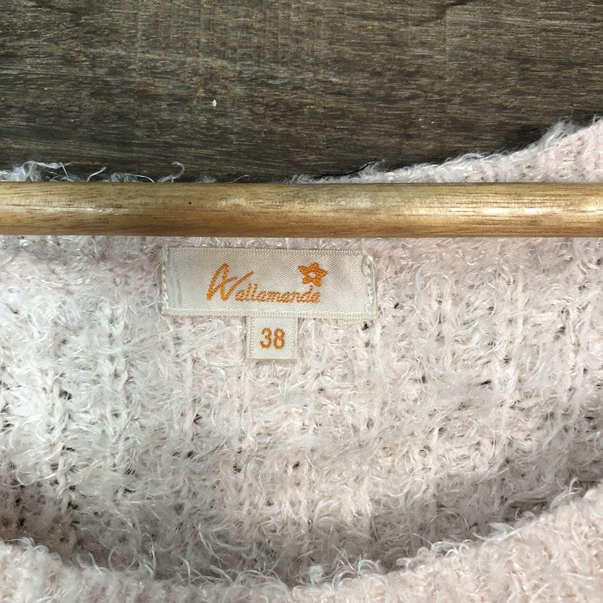 Homespun Knitwear × Japanese Brand Wallamania Brown Shag Shaggy Fur Mohair Knitwear #6949 Size XS / US 0-2 / IT 36-38 - 8 Thumbnail
