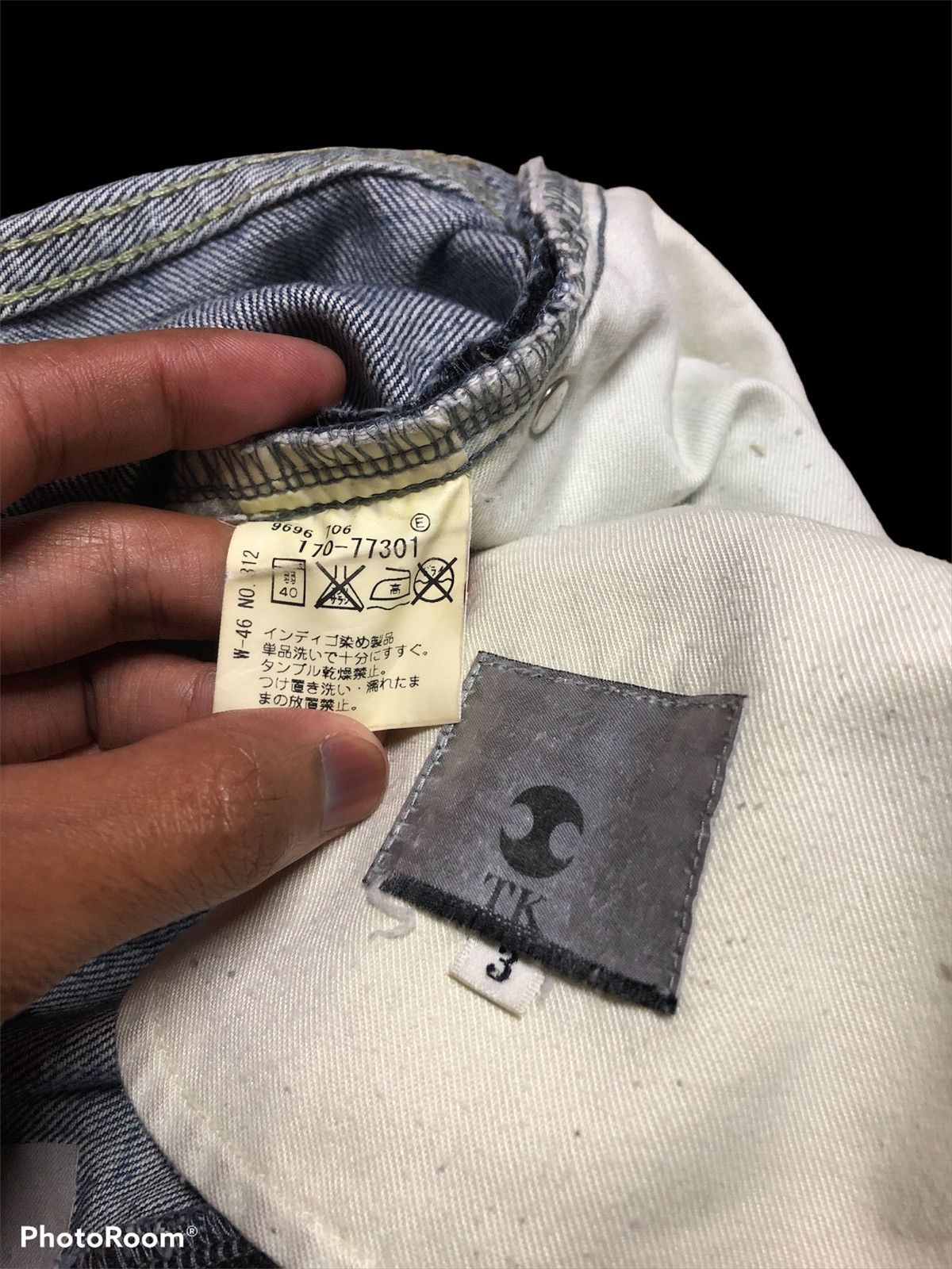 Takeo Kikuchi SICK⚡️⚡️TK DISTRESSED WASHED BLUE DENIM Size US 32 / EU 48 - 6 Thumbnail