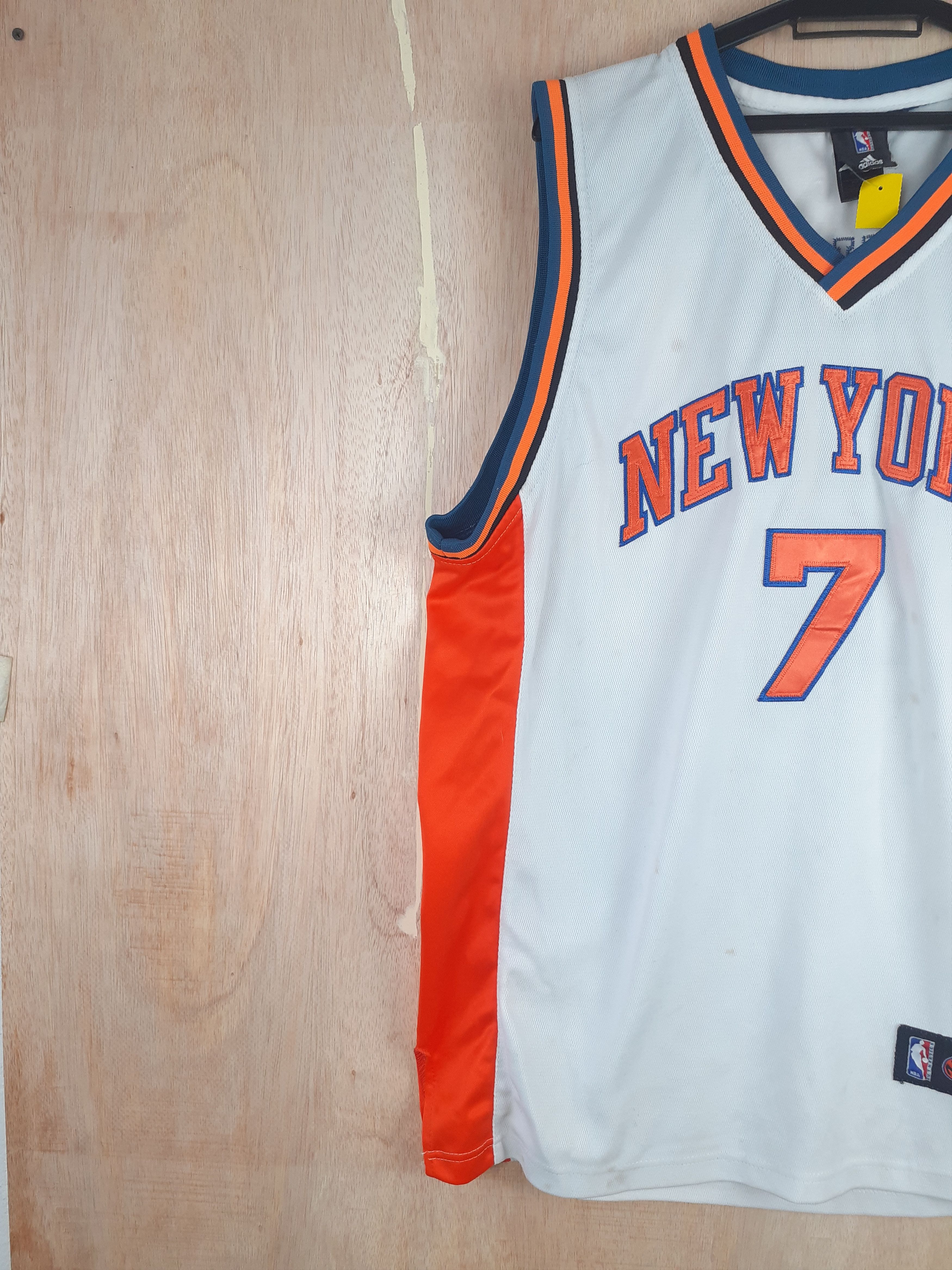 New York Yankees Adidas (New York) white jersey sleeveless #2888 Size US XL / EU 56 / 4 - 5 Thumbnail