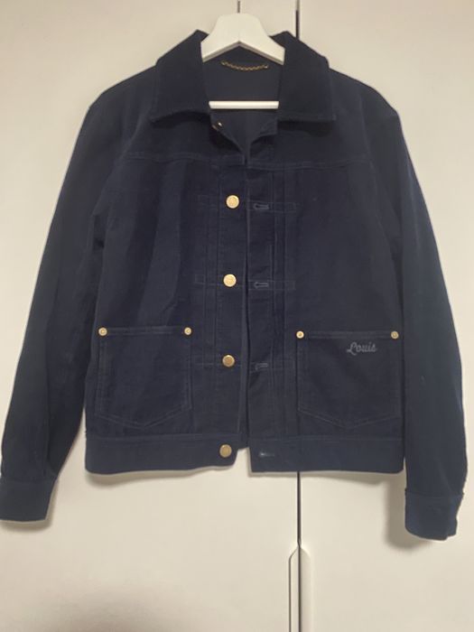 Louis corduroy sale jacket navy