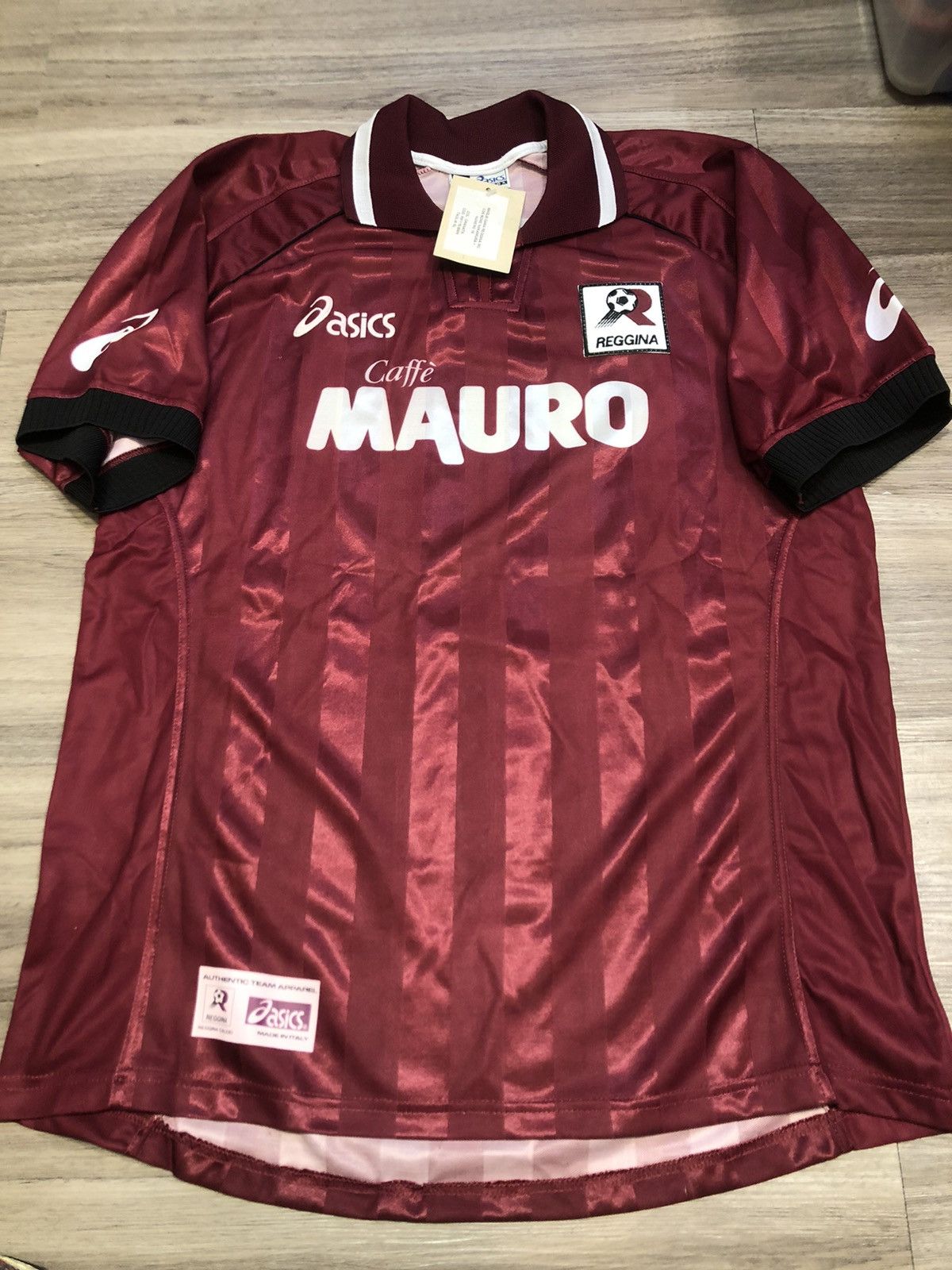 応援グッズ ASICS x Reggina 2004 Nakamura 10 Serie A asics Reggina uniform Jersey Shirt #10 Nakamura Size S 2002