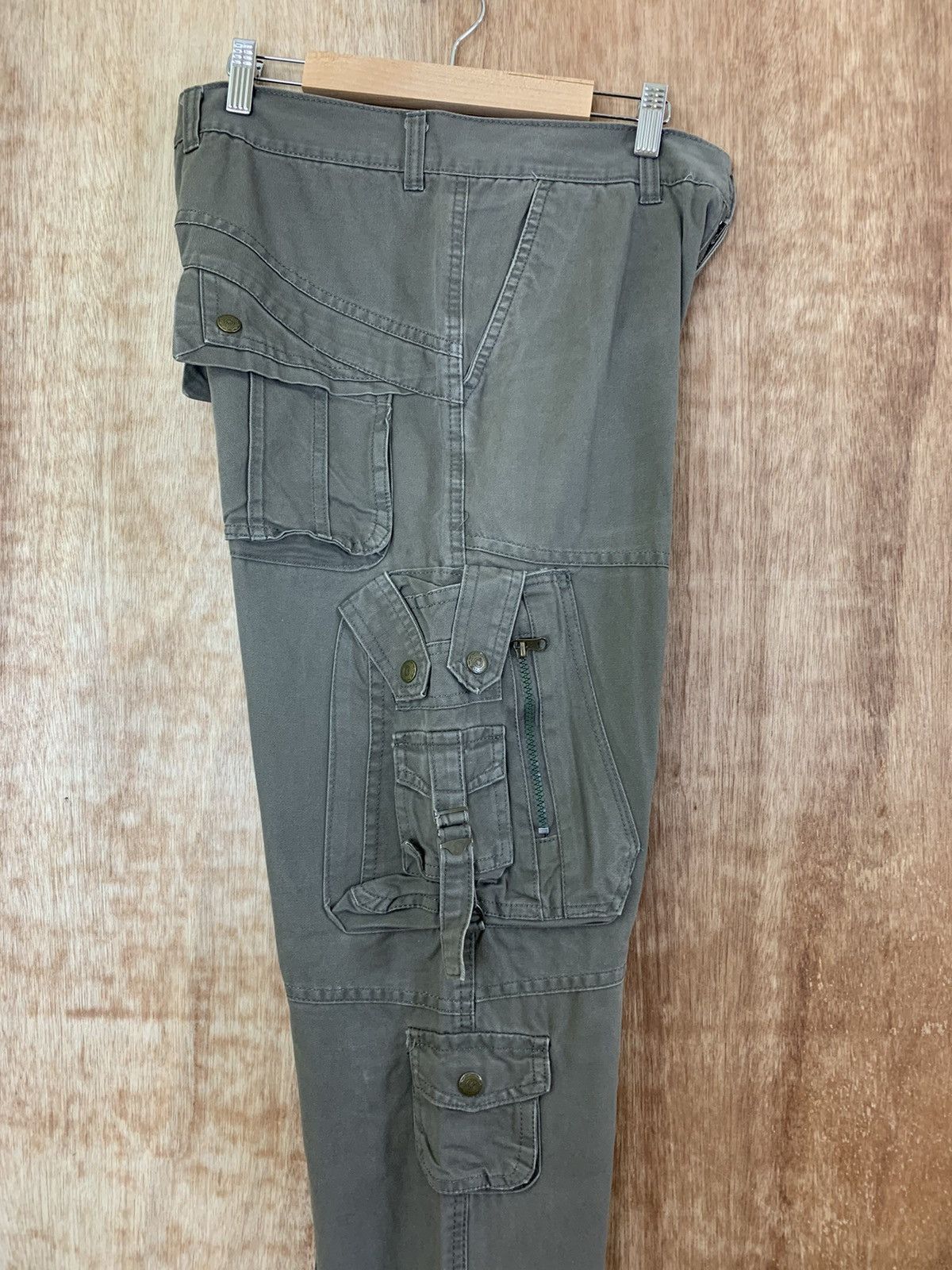 Japanese Brand Cargo Pants Multipocket Grey Travis Scott Style Size US 30 / EU 46 - 13 Thumbnail