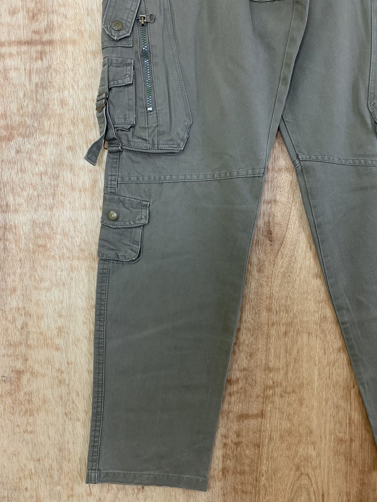 Japanese Brand Cargo Pants Multipocket Grey Travis Scott Style Size US 30 / EU 46 - 7 Thumbnail