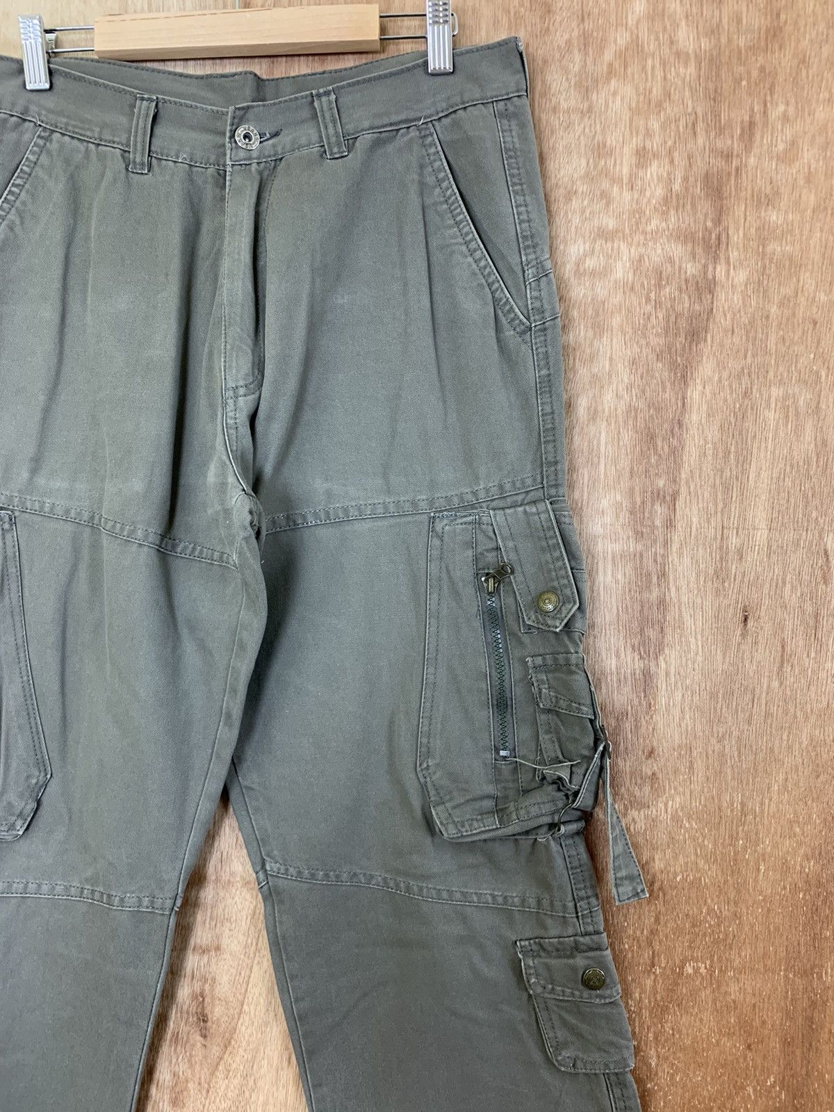 Japanese Brand Cargo Pants Multipocket Grey Travis Scott Style Size US 30 / EU 46 - 6 Thumbnail