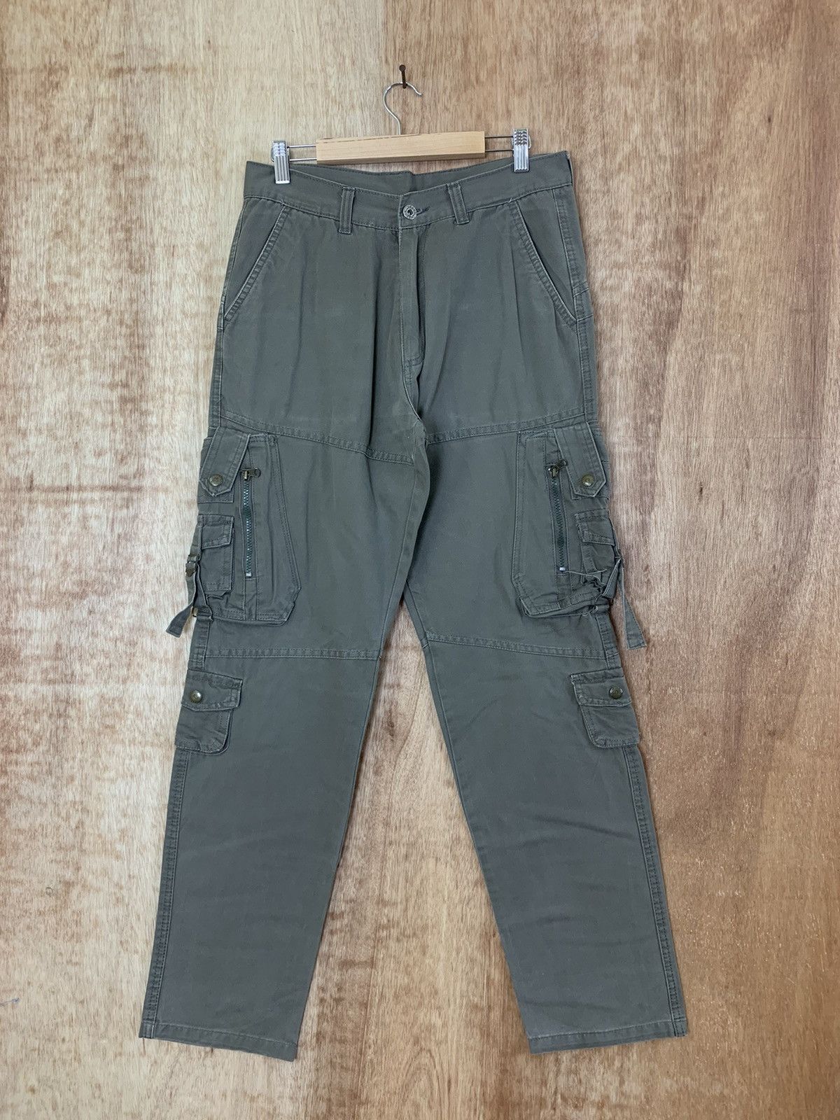 Japanese Brand Cargo Pants Multipocket Grey Travis Scott Style Size US 30 / EU 46 - 1 Thumbnail