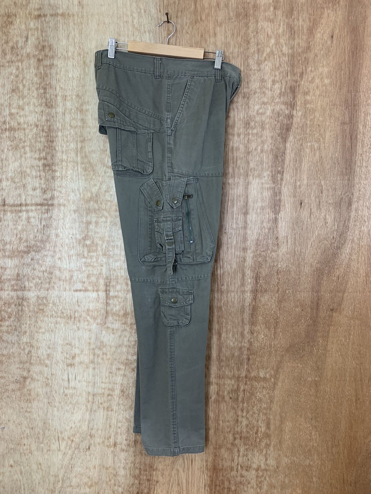 Japanese Brand Cargo Pants Multipocket Grey Travis Scott Style Size US 30 / EU 46 - 12 Thumbnail