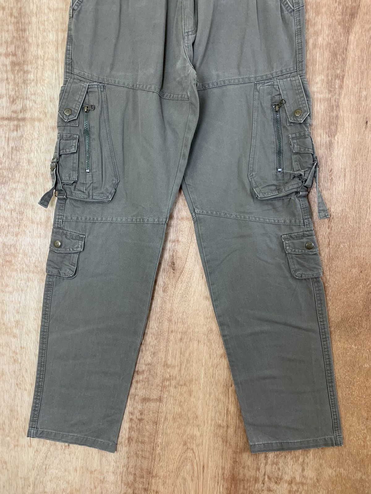 Japanese Brand Cargo Pants Multipocket Grey Travis Scott Style Size US 30 / EU 46 - 4 Thumbnail
