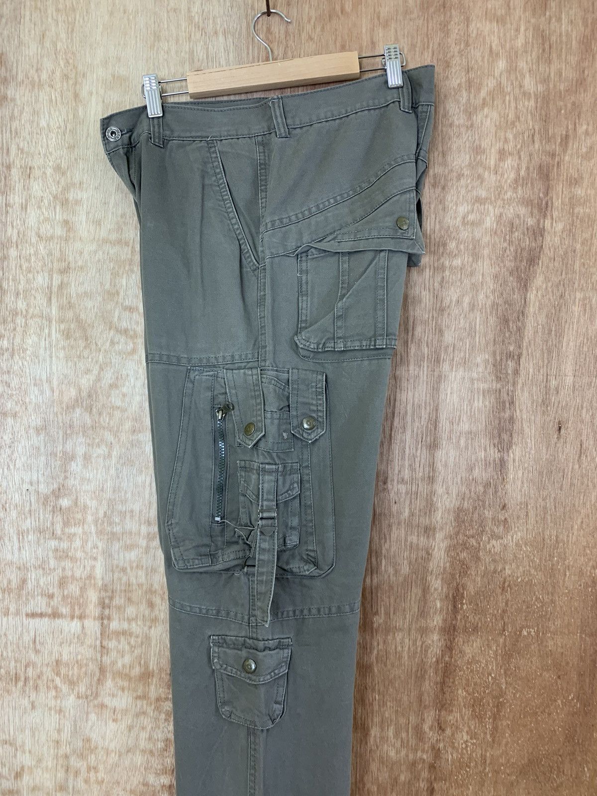 Japanese Brand Cargo Pants Multipocket Grey Travis Scott Style Size US 30 / EU 46 - 15 Thumbnail