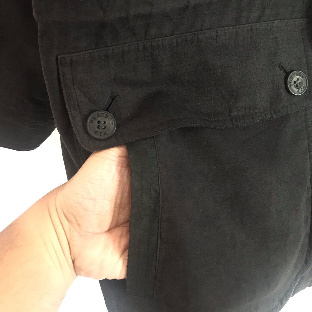 Designer × Playboy PLAYBOY Heavy Jacket Medium Size Black Colour Size US M / EU 48-50 / 2 - 3 Thumbnail