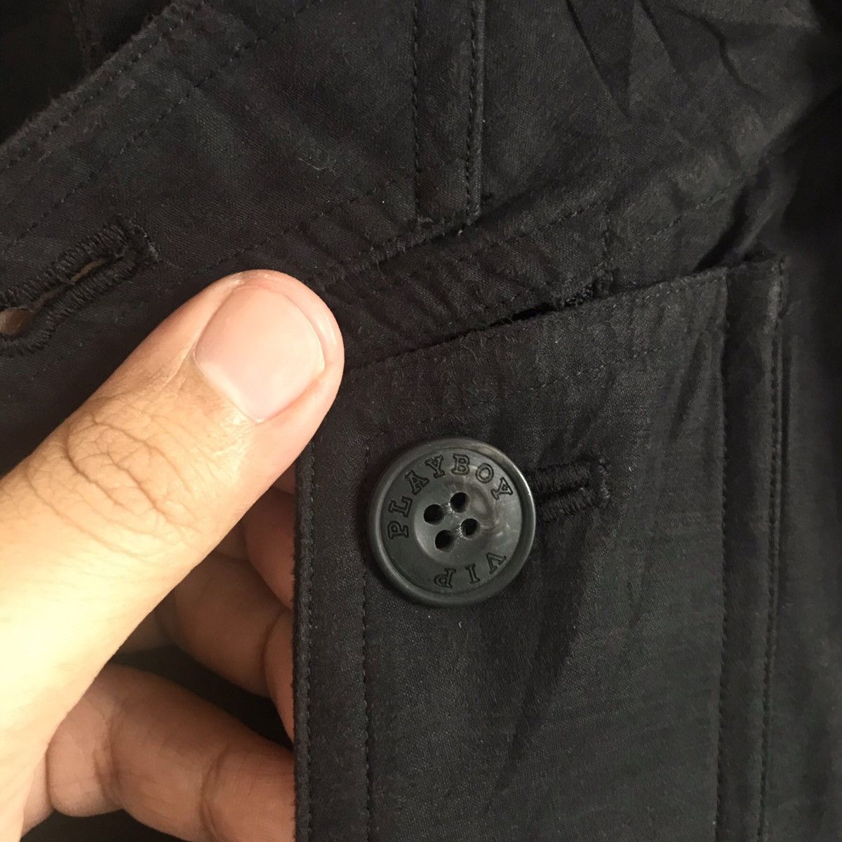 Designer × Playboy PLAYBOY Heavy Jacket Medium Size Black Colour Size US M / EU 48-50 / 2 - 5 Thumbnail