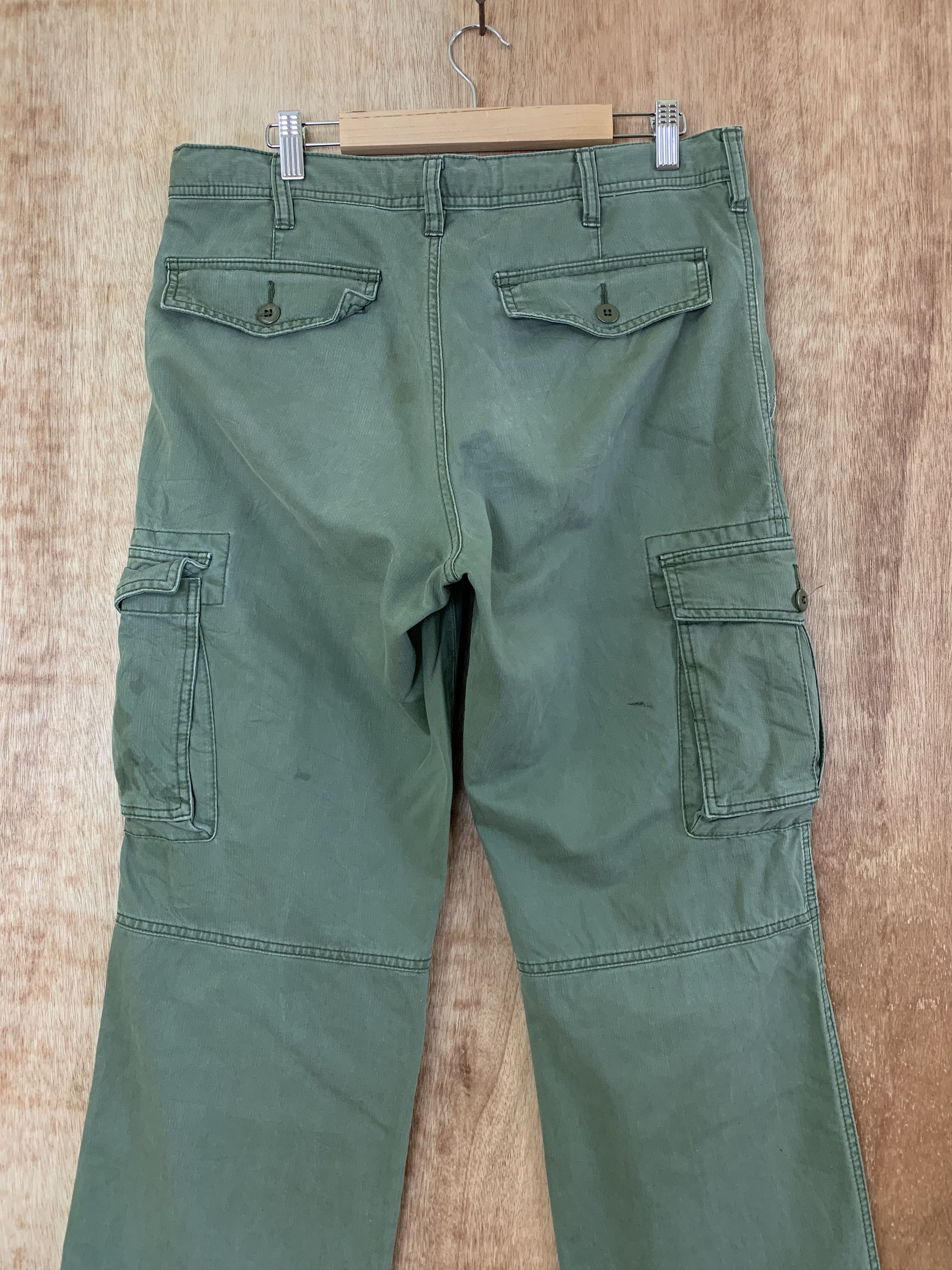Japanese Brand Cargo Pants Uniqlo Double Knee Multipocket Streetwear Pants Size US 32 / EU 48 - 10 Thumbnail