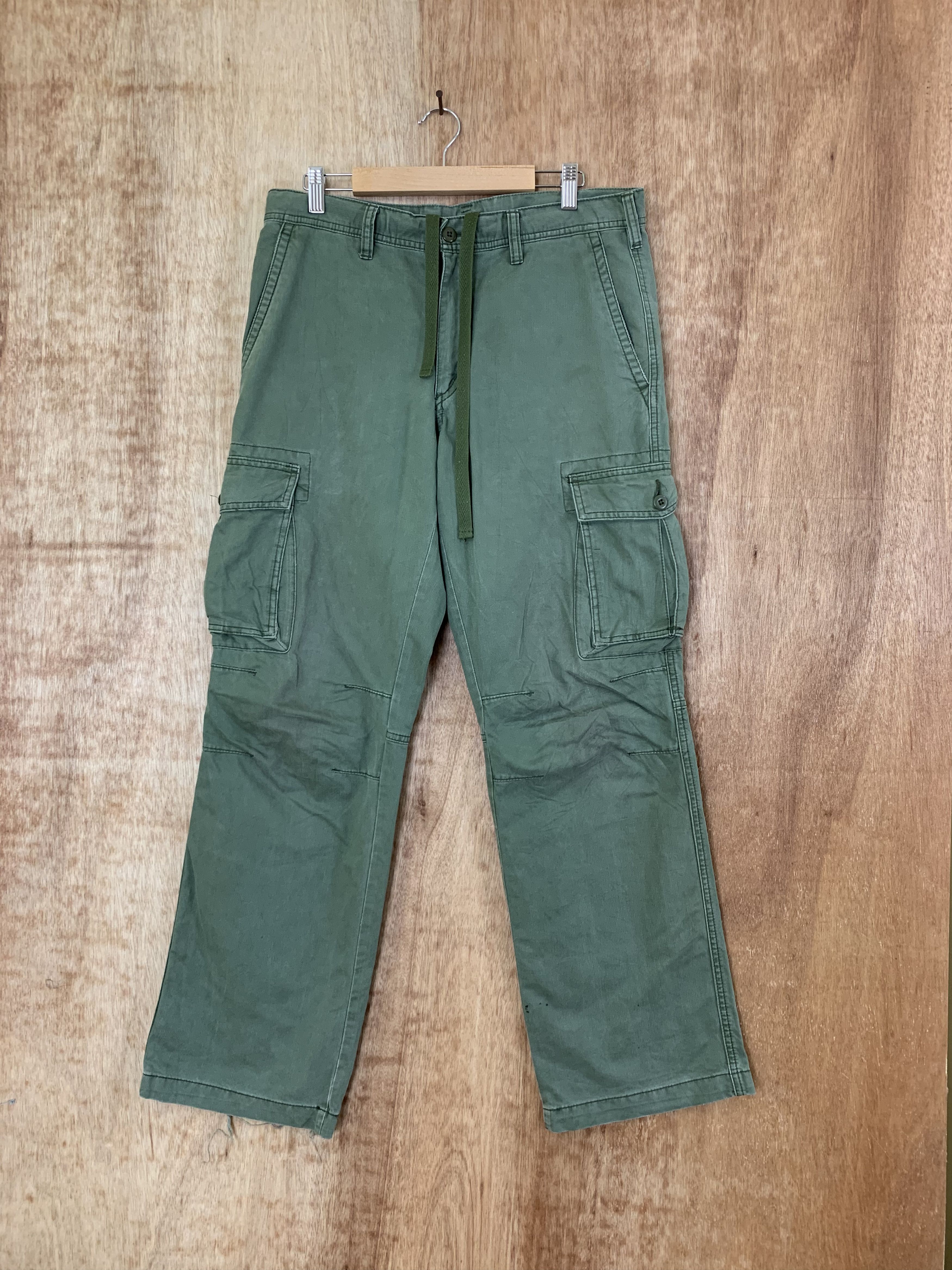 Japanese Brand Cargo Pants Uniqlo Double Knee Multipocket Streetwear Pants Size US 32 / EU 48 - 1 Thumbnail