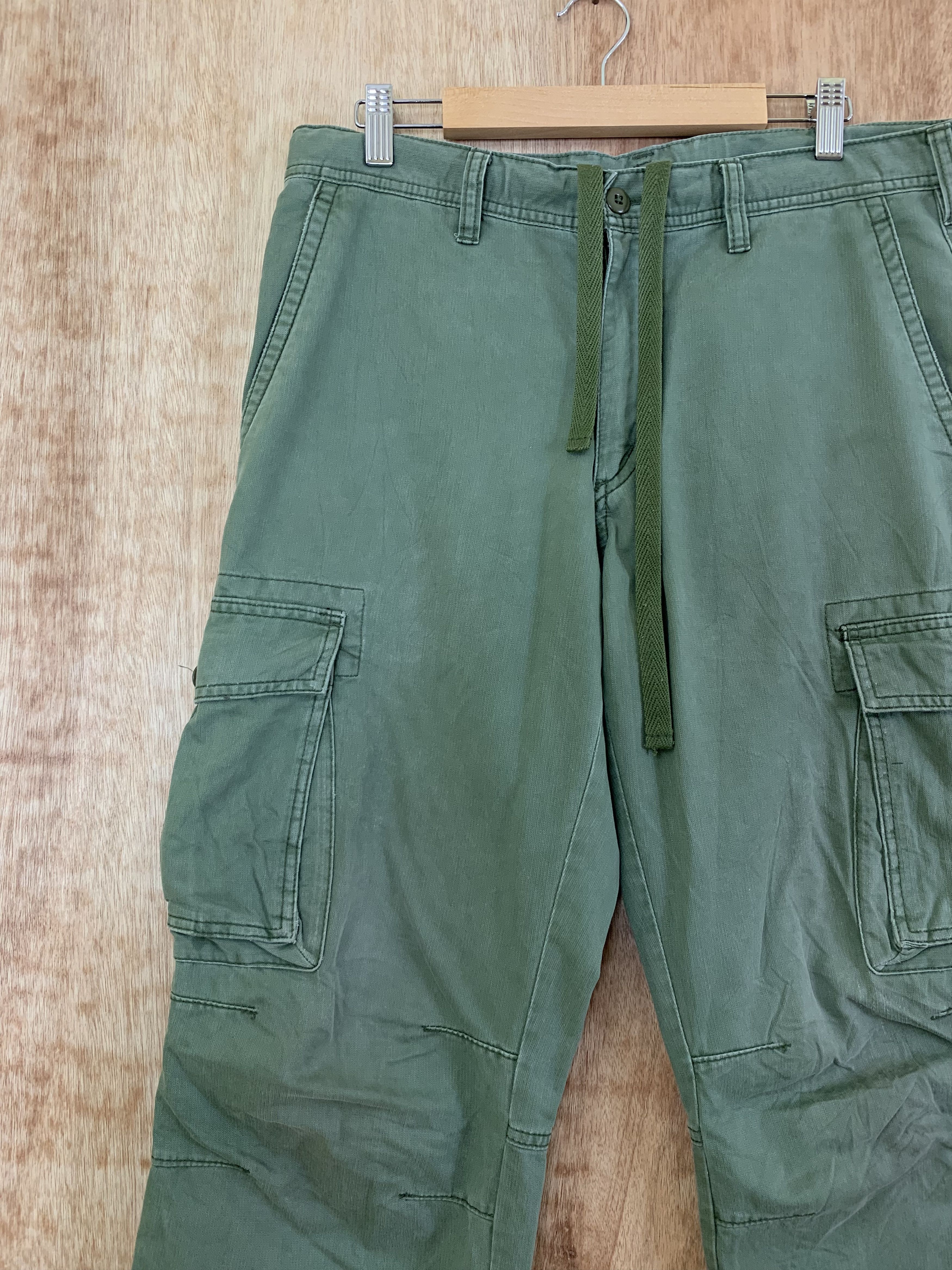 Japanese Brand Cargo Pants Uniqlo Double Knee Multipocket Streetwear Pants Size US 32 / EU 48 - 6 Thumbnail