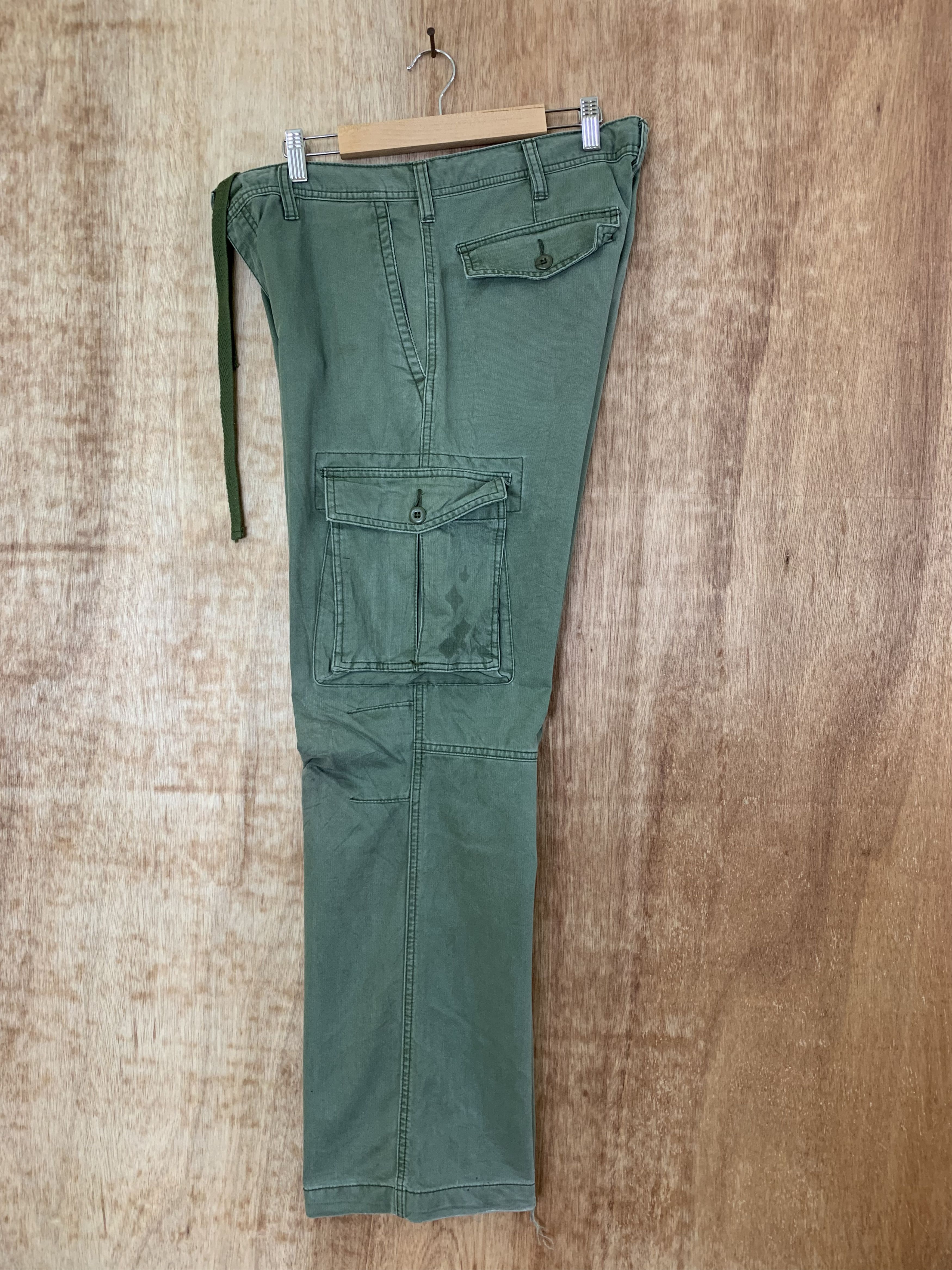 Japanese Brand Cargo Pants Uniqlo Double Knee Multipocket Streetwear Pants Size US 32 / EU 48 - 12 Thumbnail