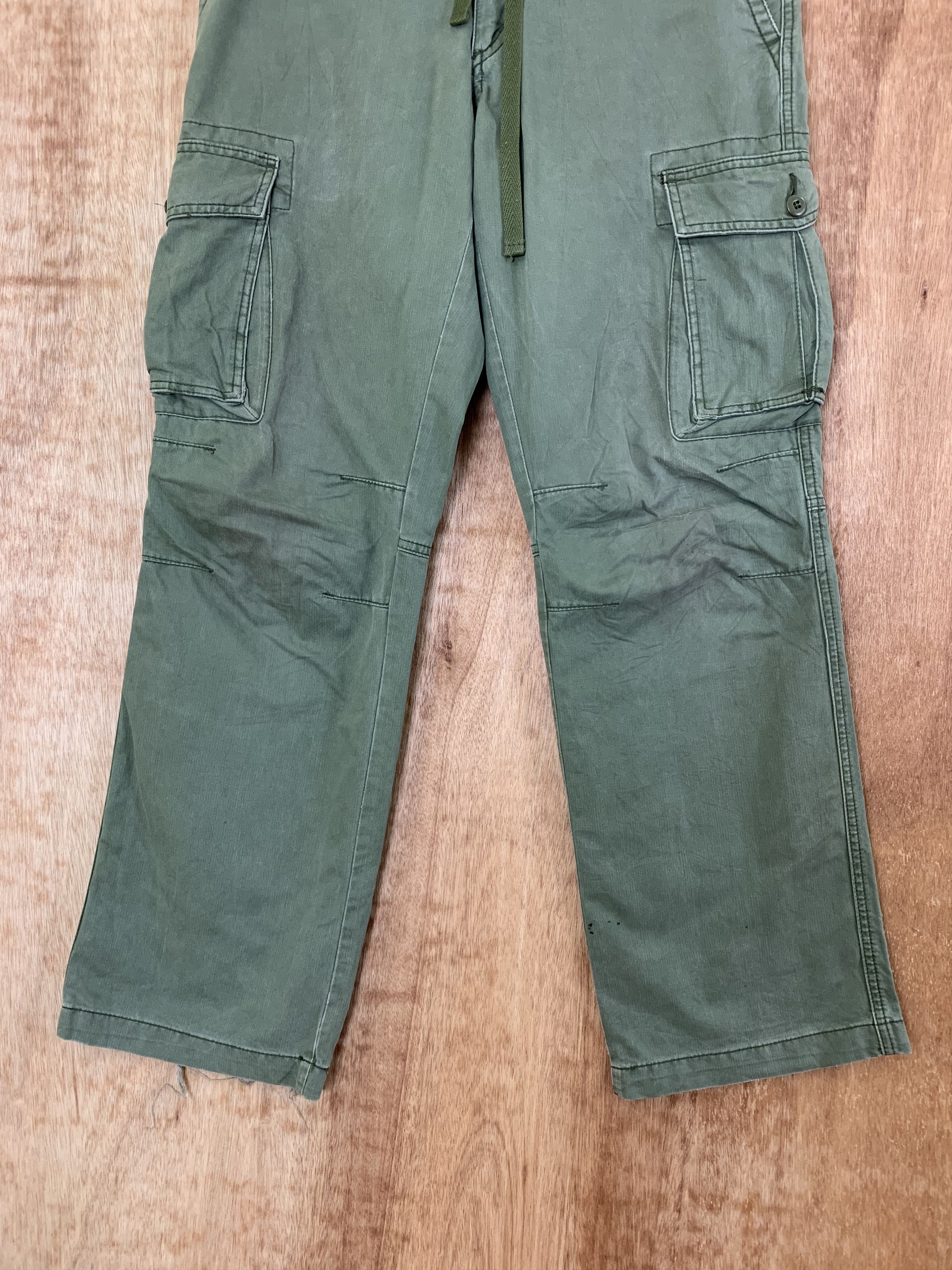 Japanese Brand Cargo Pants Uniqlo Double Knee Multipocket Streetwear Pants Size US 32 / EU 48 - 4 Thumbnail