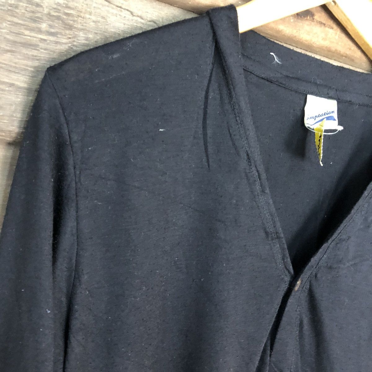Japanese Brand × Vintage Temptation plain Black Cardigan #3964 Size US L / EU 52-54 / 3 - 6 Thumbnail