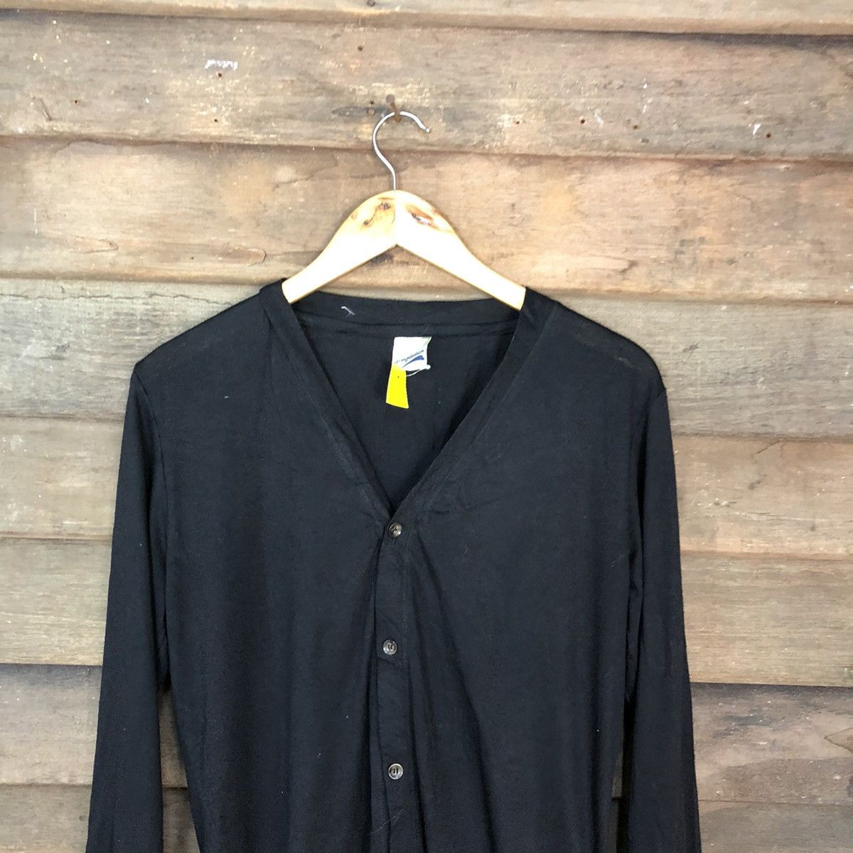 Japanese Brand × Vintage Temptation plain Black Cardigan #3964 Size US L / EU 52-54 / 3 - 2 Thumbnail