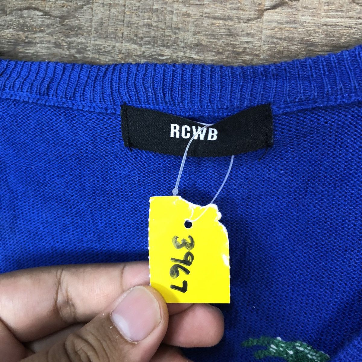 Japanese Brand × Vintage Rcwb art japan vintage faded Blue Cardigan #3967 Size US M / EU 48-50 / 2 - 11 Thumbnail