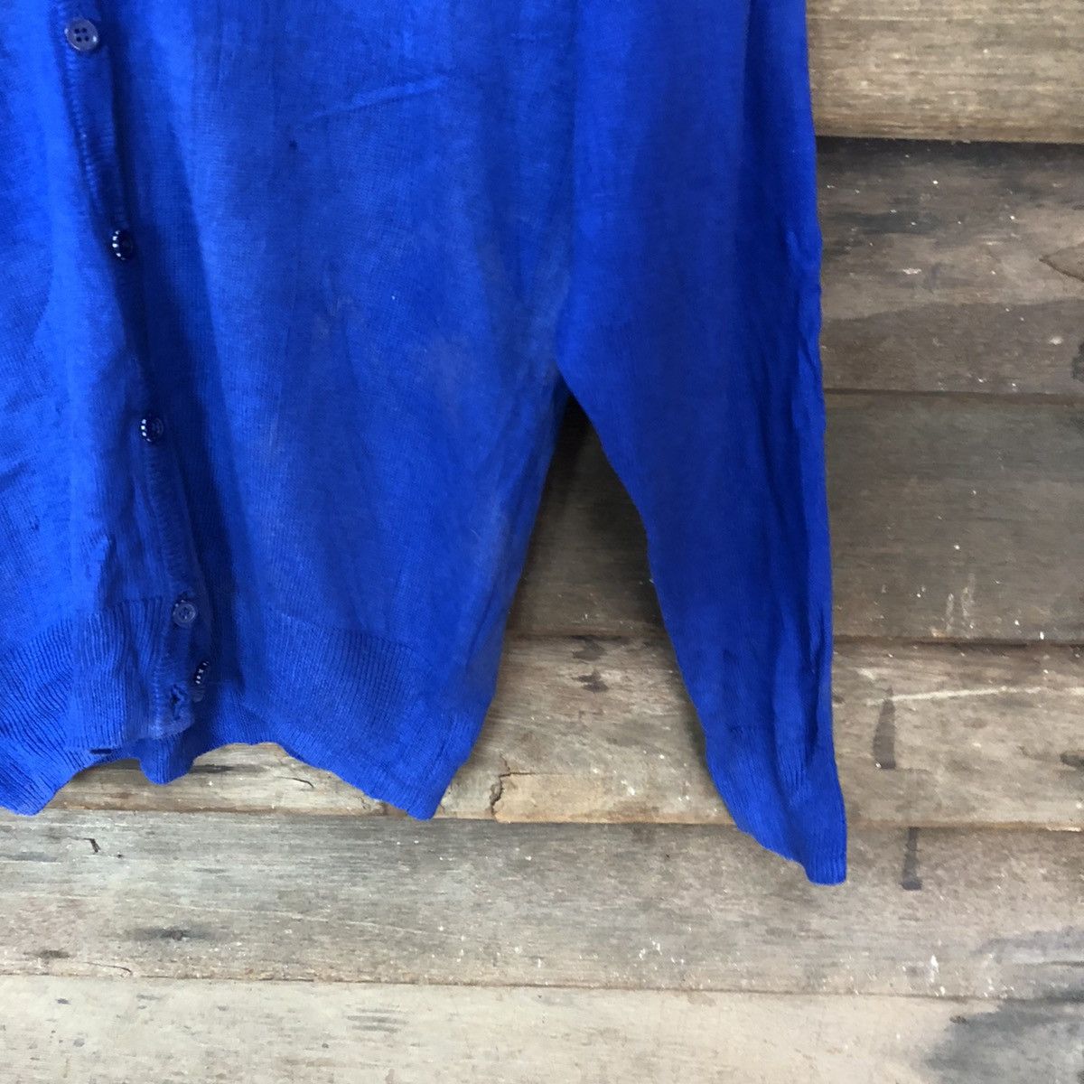Japanese Brand × Vintage Rcwb art japan vintage faded Blue Cardigan #3967 Size US M / EU 48-50 / 2 - 9 Thumbnail