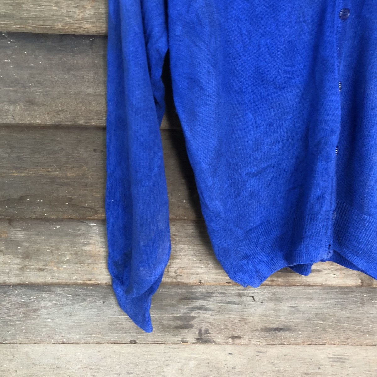 Japanese Brand × Vintage Rcwb art japan vintage faded Blue Cardigan #3967 Size US M / EU 48-50 / 2 - 8 Thumbnail