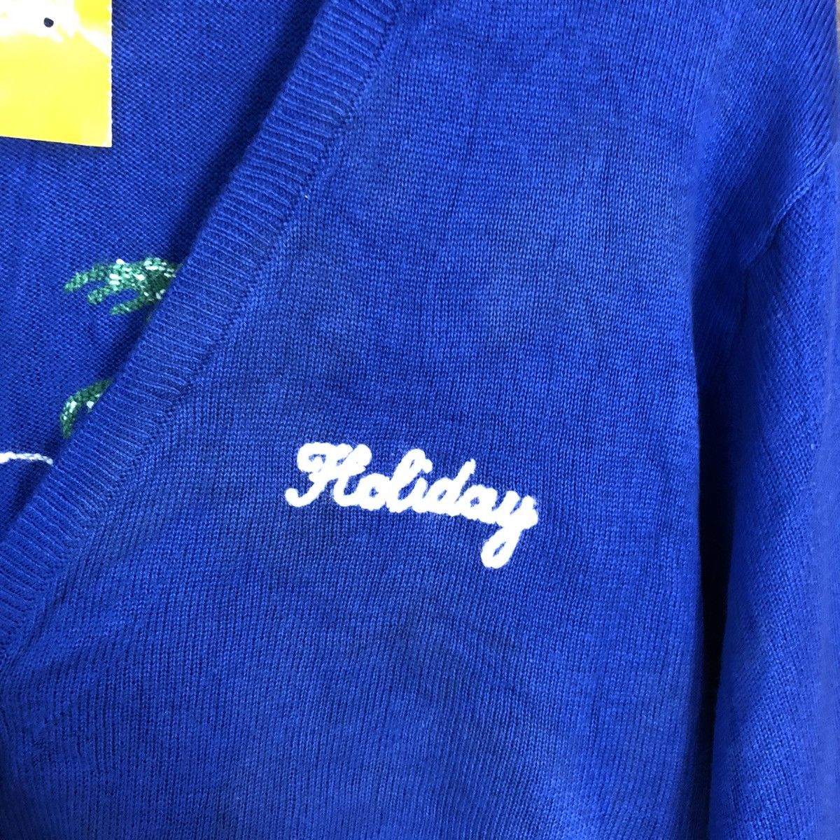 Japanese Brand × Vintage Rcwb art japan vintage faded Blue Cardigan #3967 Size US M / EU 48-50 / 2 - 10 Thumbnail