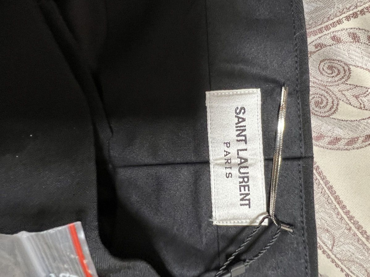 Saint Laurent Paris Grail-SS19 runaway pentalon brode toile Flared pants Size US 38 / EU 54 - 9 Thumbnail
