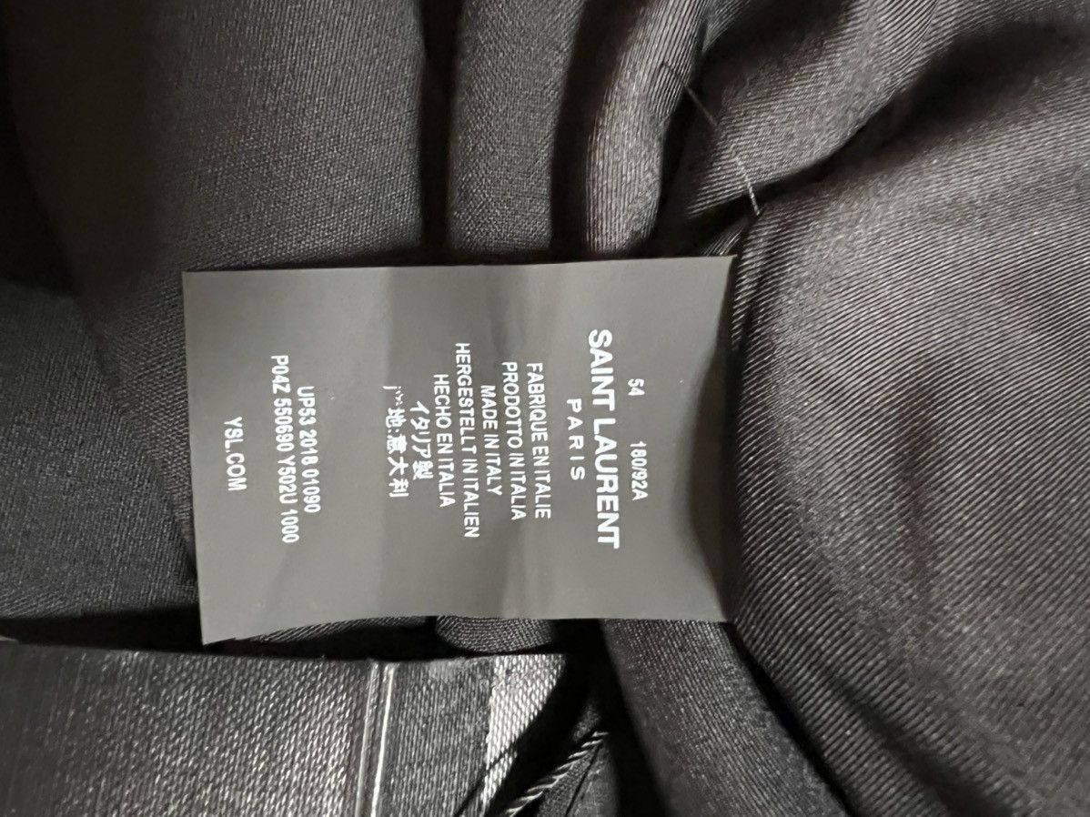Saint Laurent Paris Grail-SS19 runaway pentalon brode toile Flared pants Size US 38 / EU 54 - 11 Thumbnail