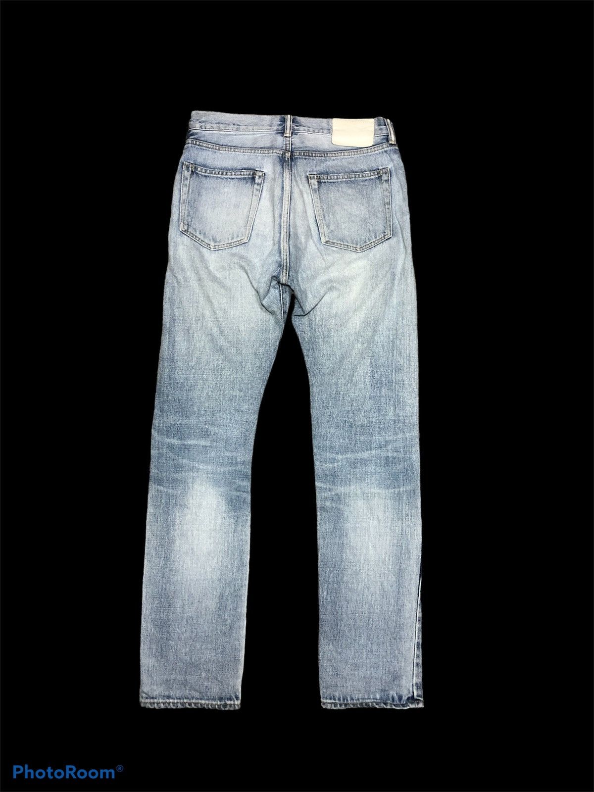 Ron Herman SELVEDGE⚡️RON HERMAN LA WASHED BLUE DENIM Size US 30 / EU 46 - 2 Thumbnail