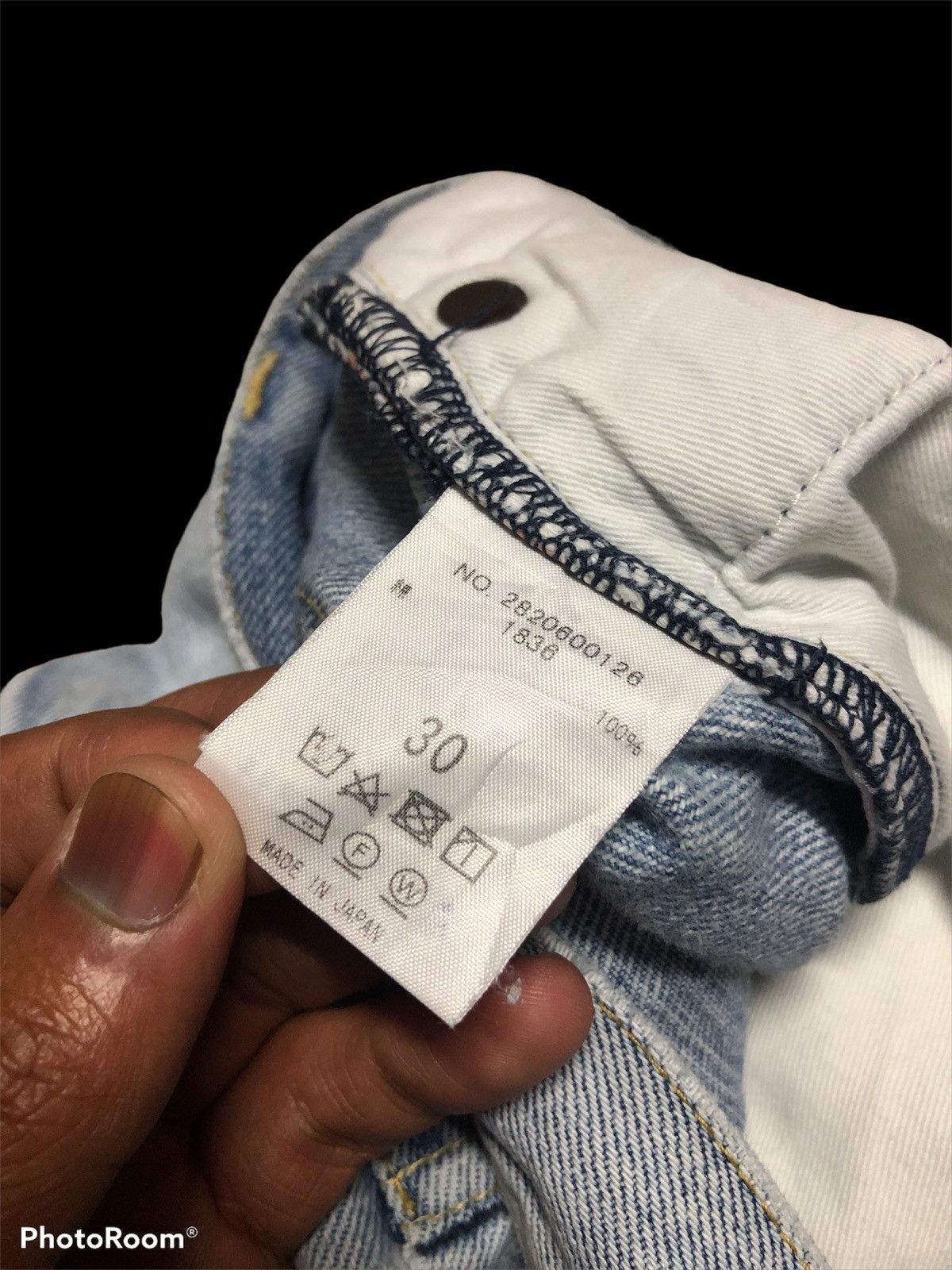 Ron Herman SELVEDGE⚡️RON HERMAN LA WASHED BLUE DENIM Size US 30 / EU 46 - 5 Thumbnail