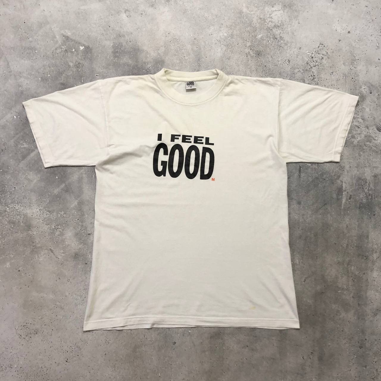Vintage Vintage 2000s I Feel Good Fun Quote T Shirt Humor White XL Size US XL / EU 56 / 4 - 1 Thumbnail