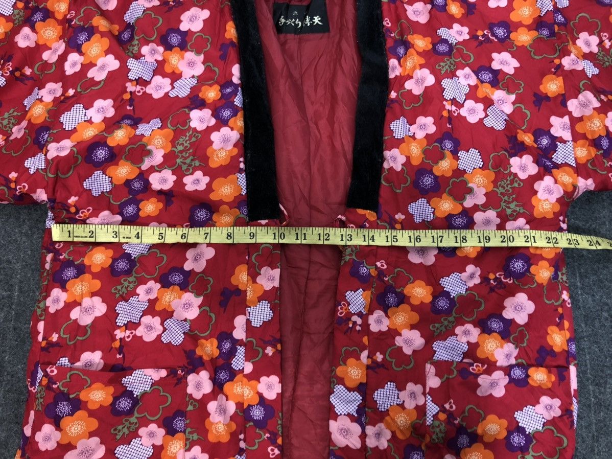 Japanese Brand 90s Japanese Traditional Kimono Hanten Padded Floral Design Size US XL / EU 56 / 4 - 5 Thumbnail